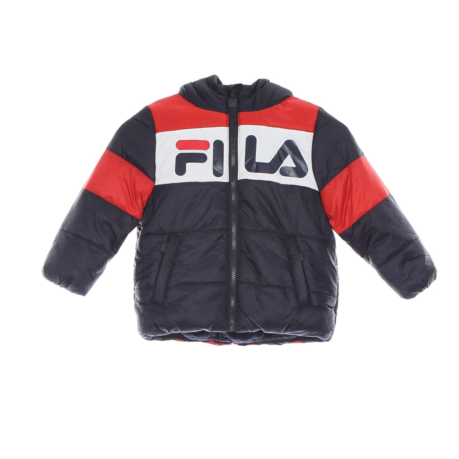FILA Piumino Bambino Liam Puff Black Iris/true Red/bright White