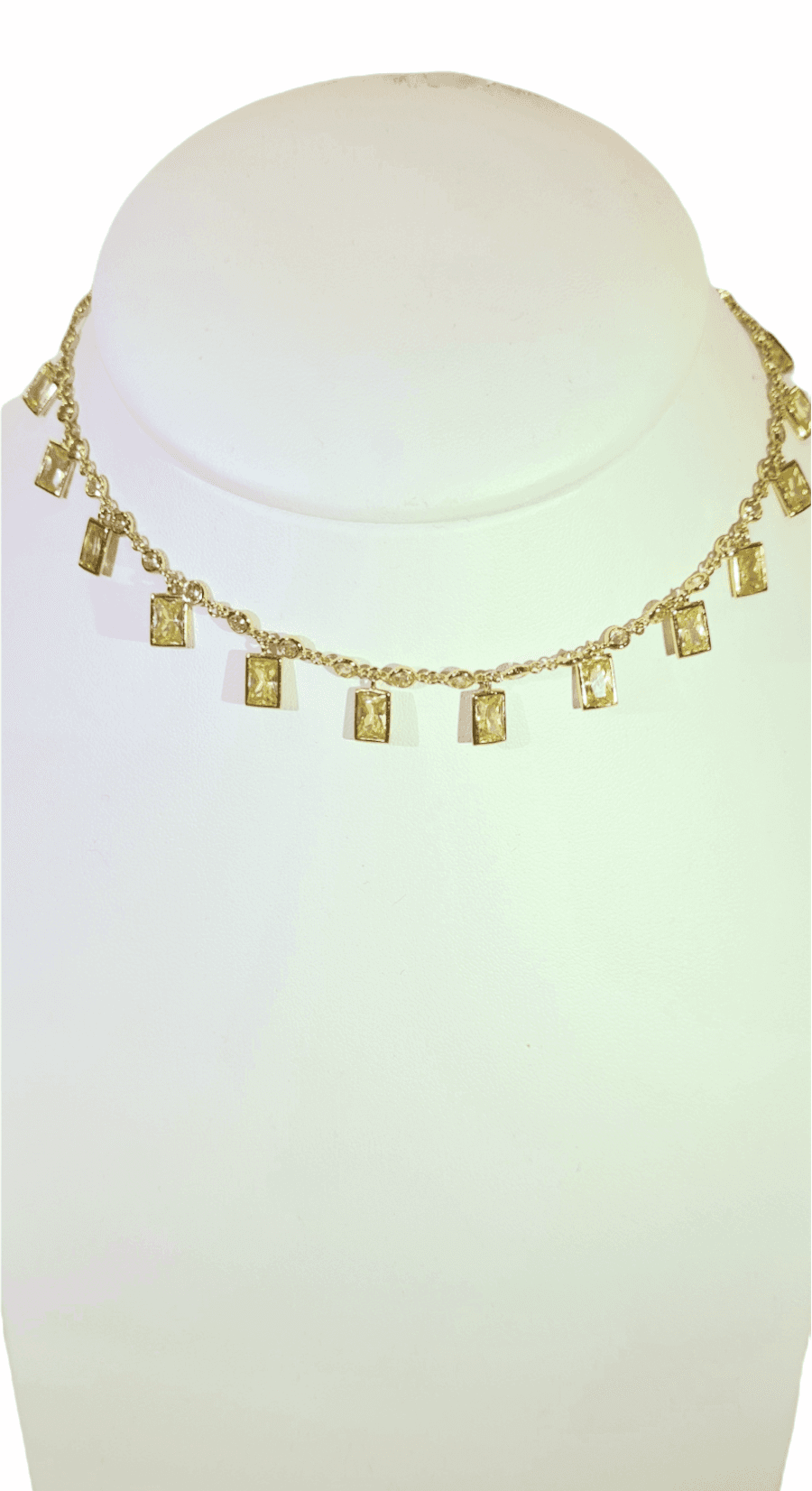 DAGO - Collana Pietre Baguette Giallo