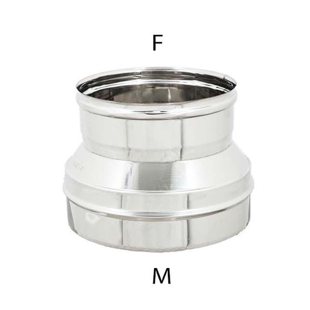 Riduzione inox da M 130 a F variabile spessore 6 decimi AISI 304 in Tubi di scarico Aloiserw.com - Altomonte, commercioVirtuoso.it