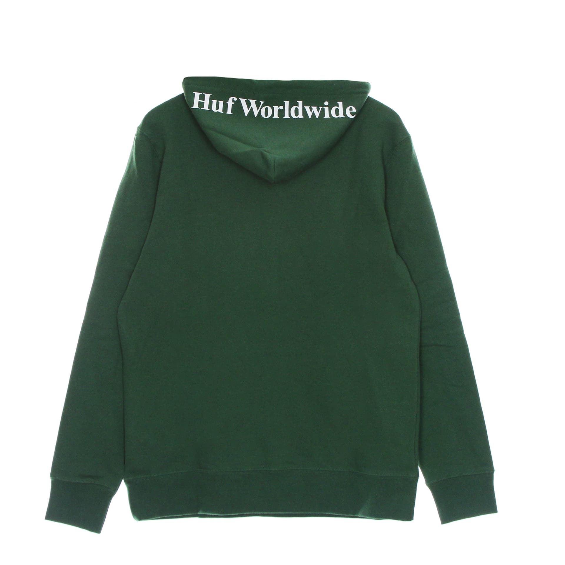 HUF Felpa Cappuccio Uomo Box Logo Dark Green da uomo in Felpe con cappuccio Drestige - Casamassima, commercioVirtuoso.it