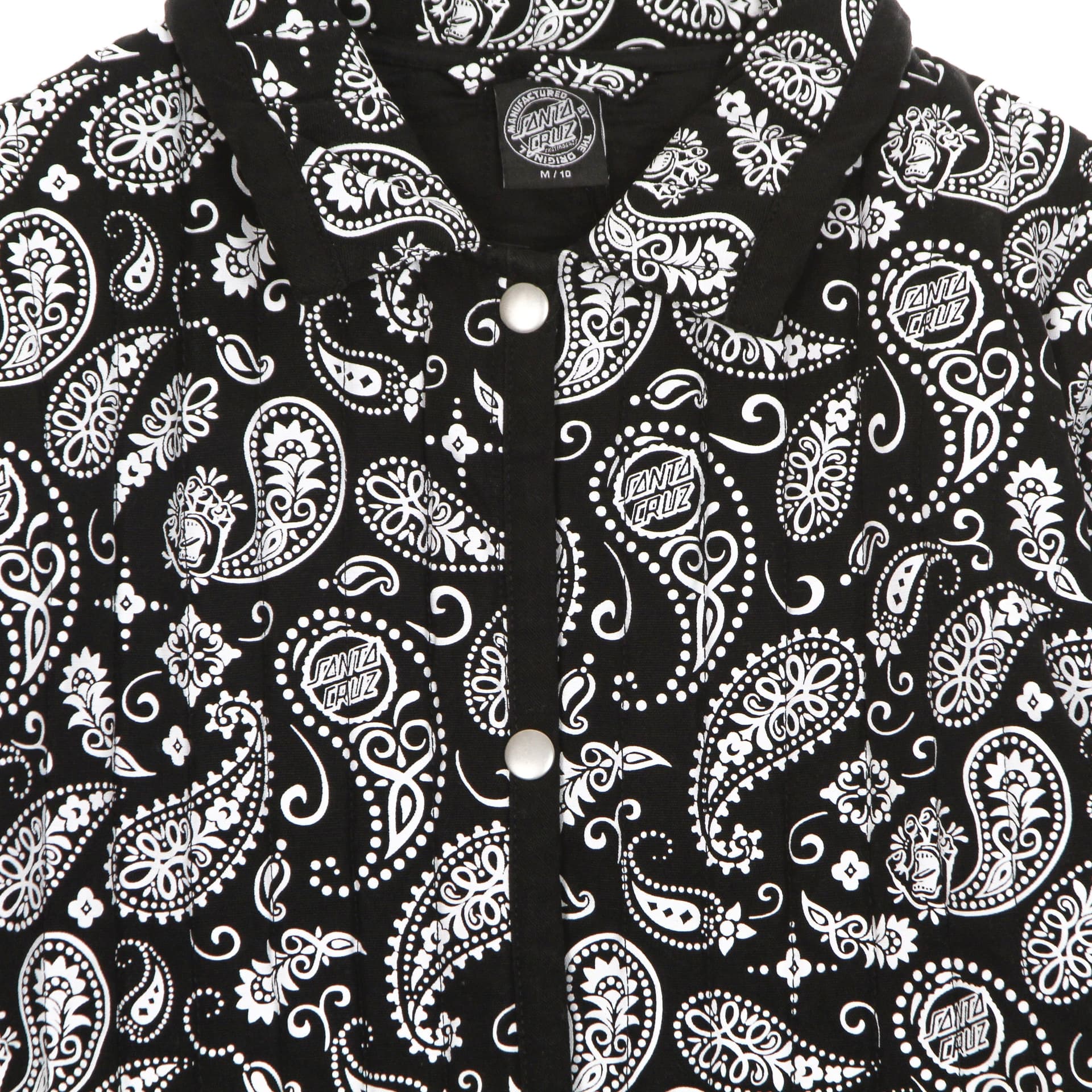 SANTA CRUZ Giacca Coach Jacket Donna Screaming Paisley Jacket Black/white da donna in Giacche sportive e tecniche Drestige - Casamassima, commercioVirtuoso.it
