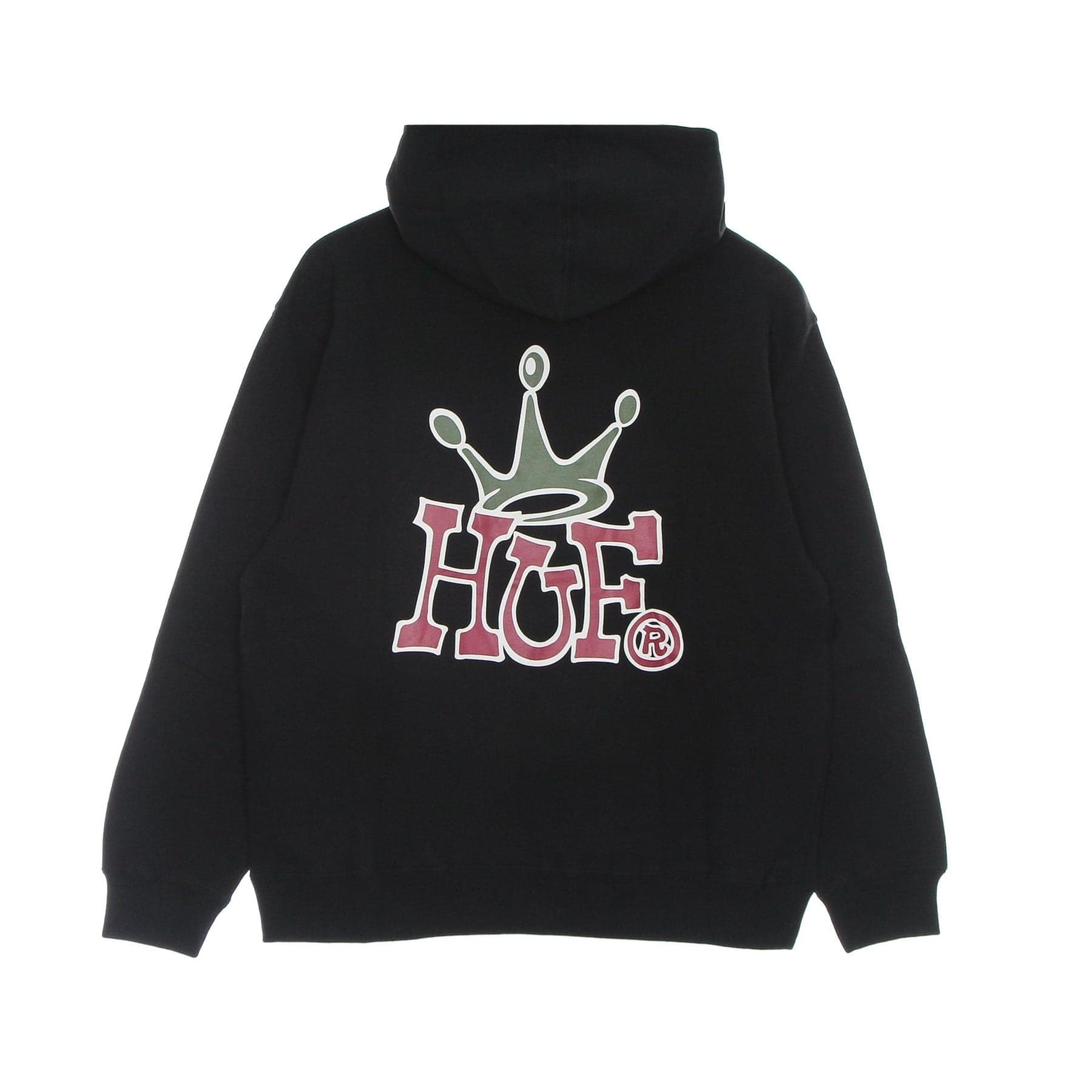 HUF Felpa Cappuccio Donna Huf Crown Po Hoodie Black da donna in Felpe con cappuccio Drestige - Casamassima, commercioVirtuoso.it