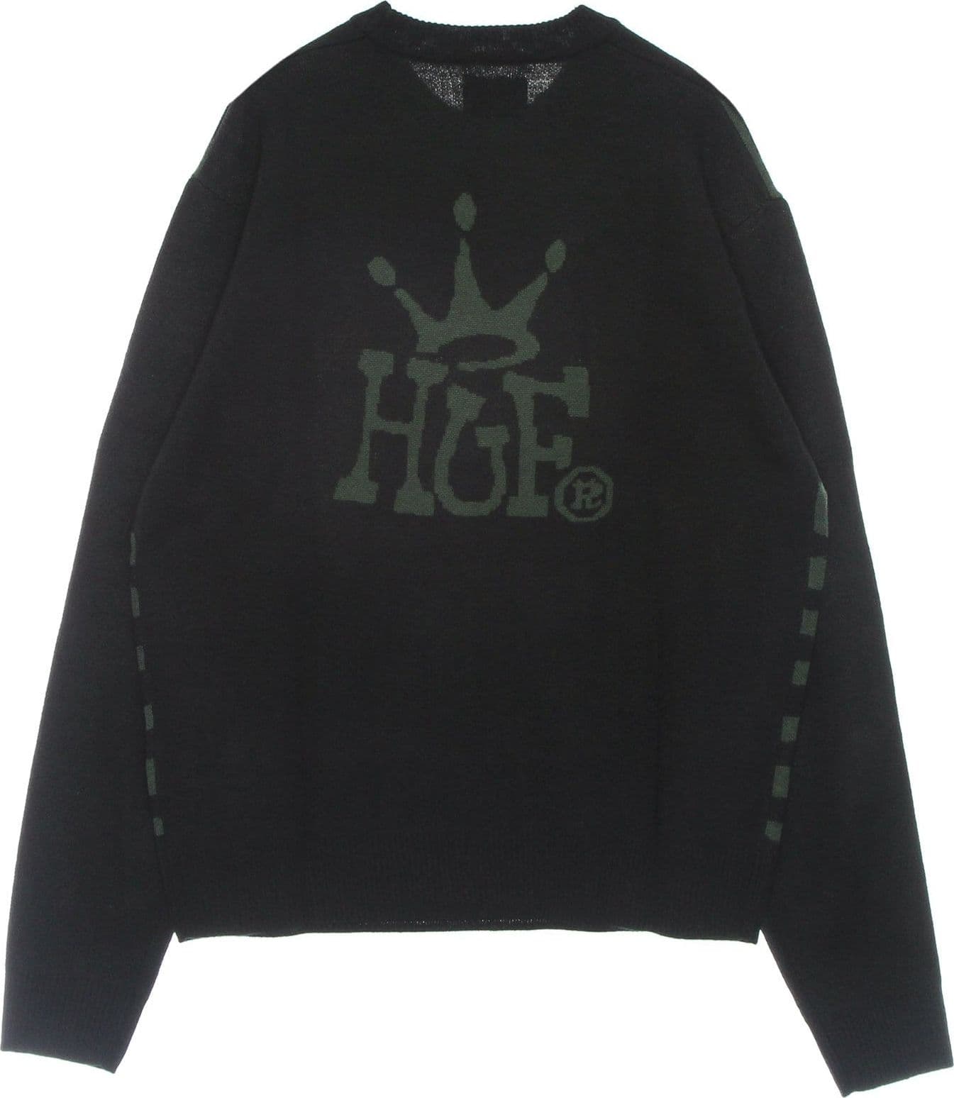 HUF Maglione Donna Huf Crown Sweater Black da donna in Maglioni Drestige - Casamassima, commercioVirtuoso.it