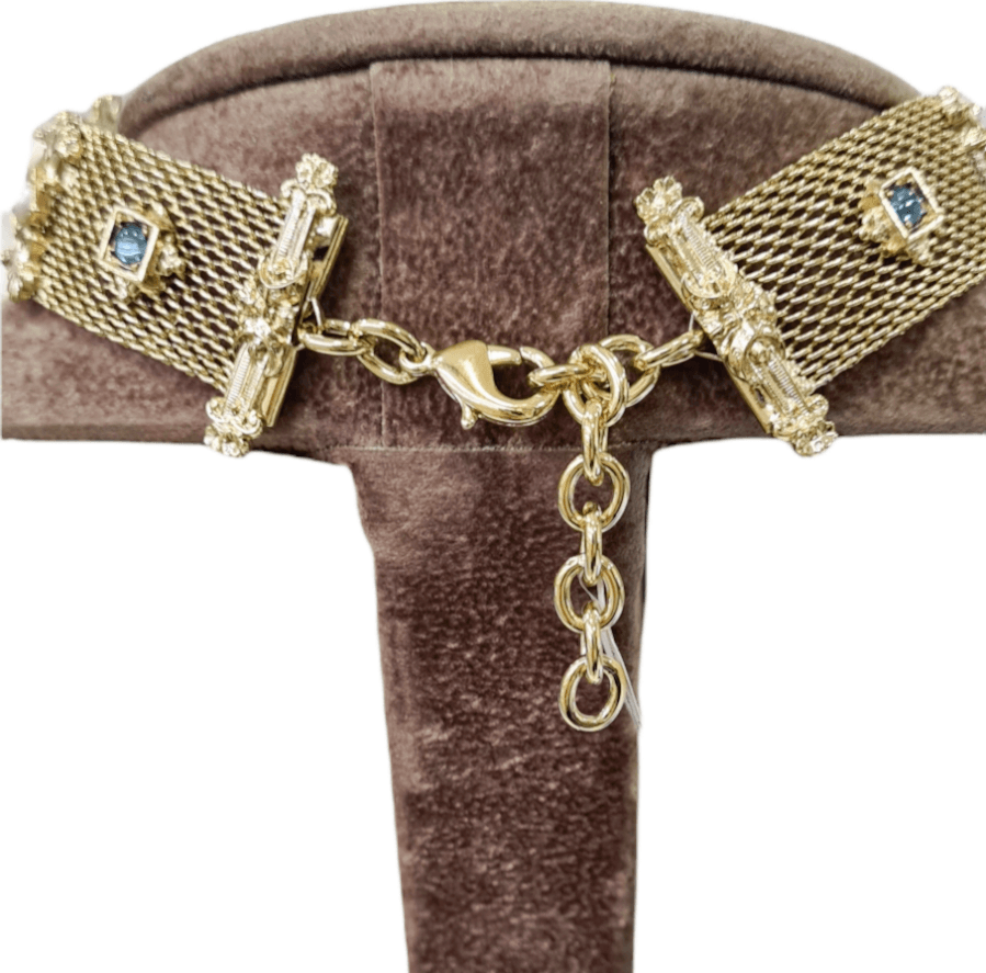 VINTAGE BIJOUX - Choker con 3 inserti in madreperla bianca in Collane Alba Gioielli - Casoria, commercioVirtuoso.it
