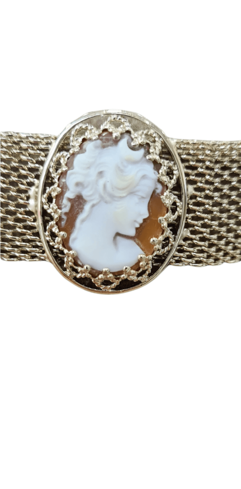 VINTAGE BIJOUX - Choker con 5 inserti in cammeo e perle in Collane Alba Gioielli - Casoria, commercioVirtuoso.it