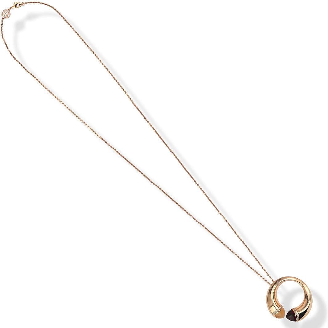 Boccadamo - Collana lunga con cristalli corniola, rubino e zirconi in Collane Alba Gioielli - Casoria, commercioVirtuoso.it