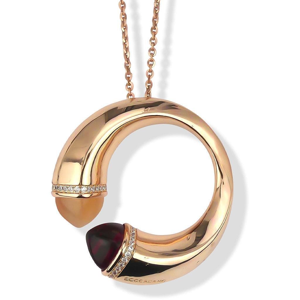 Boccadamo - Collana lunga con cristalli corniola, rubino e zirconi in Collane Alba Gioielli - Casoria, commercioVirtuoso.it