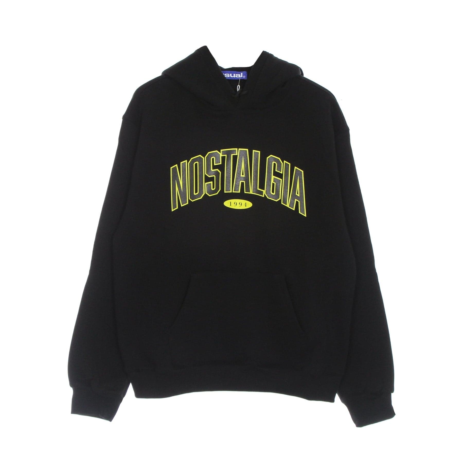 USUAL Felpa Cappuccio Uomo College Hoodie Black da uomo in Felpe con cappuccio Drestige - Casamassima, commercioVirtuoso.it