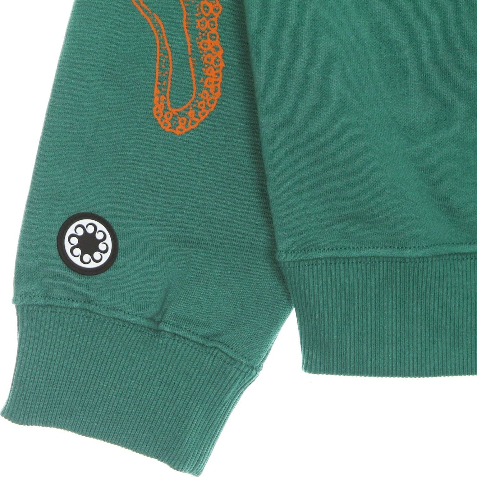 OCTOPUS Felpa Leggera Cappuccio Zip Uomo Outline Zip Hoodie Field Green da uomo in Felpe con cappuccio Drestige - Casamassima, commercioVirtuoso.it