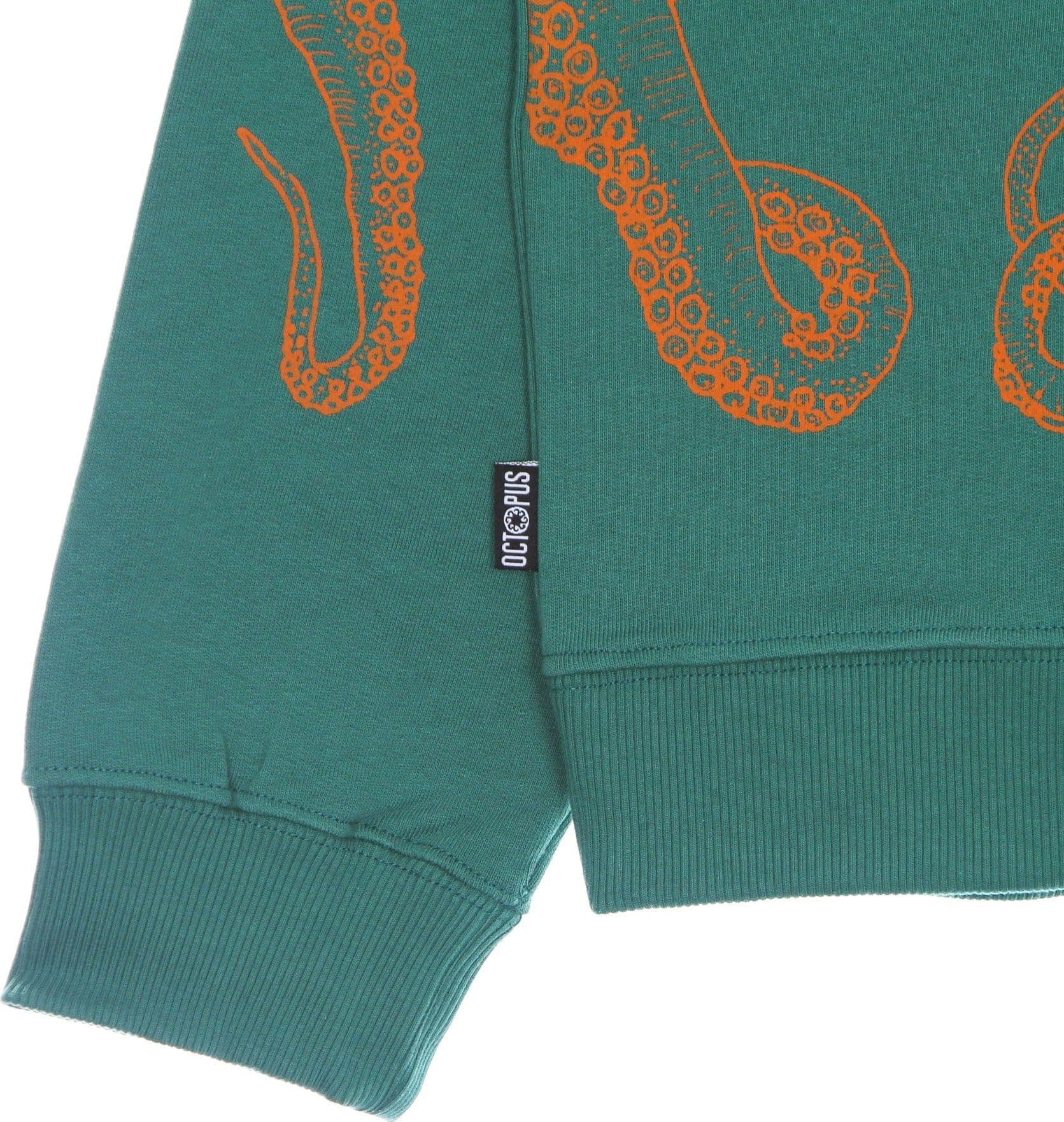 OCTOPUS Felpa Leggera Cappuccio Zip Uomo Outline Zip Hoodie Field Green da uomo in Felpe con cappuccio Drestige - Casamassima, commercioVirtuoso.it