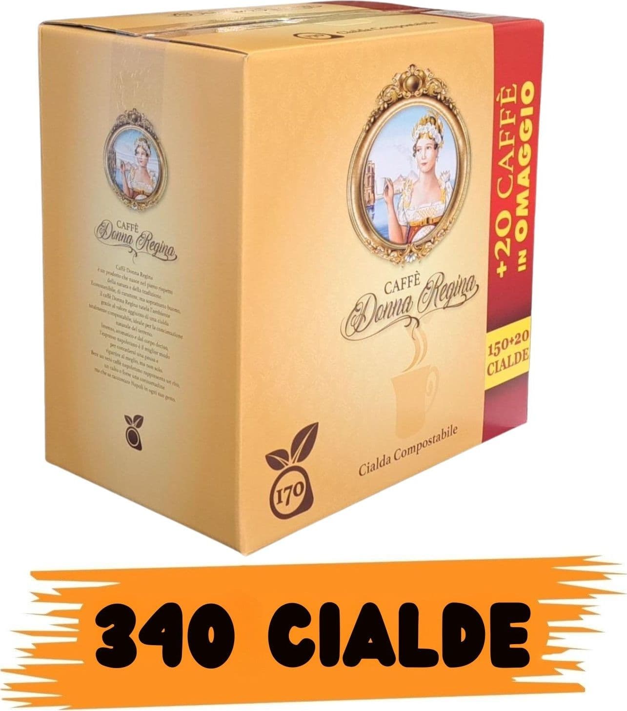 Borbone Caffè Donna Regina Box Cialde 340  pz Miscela Forte - 2