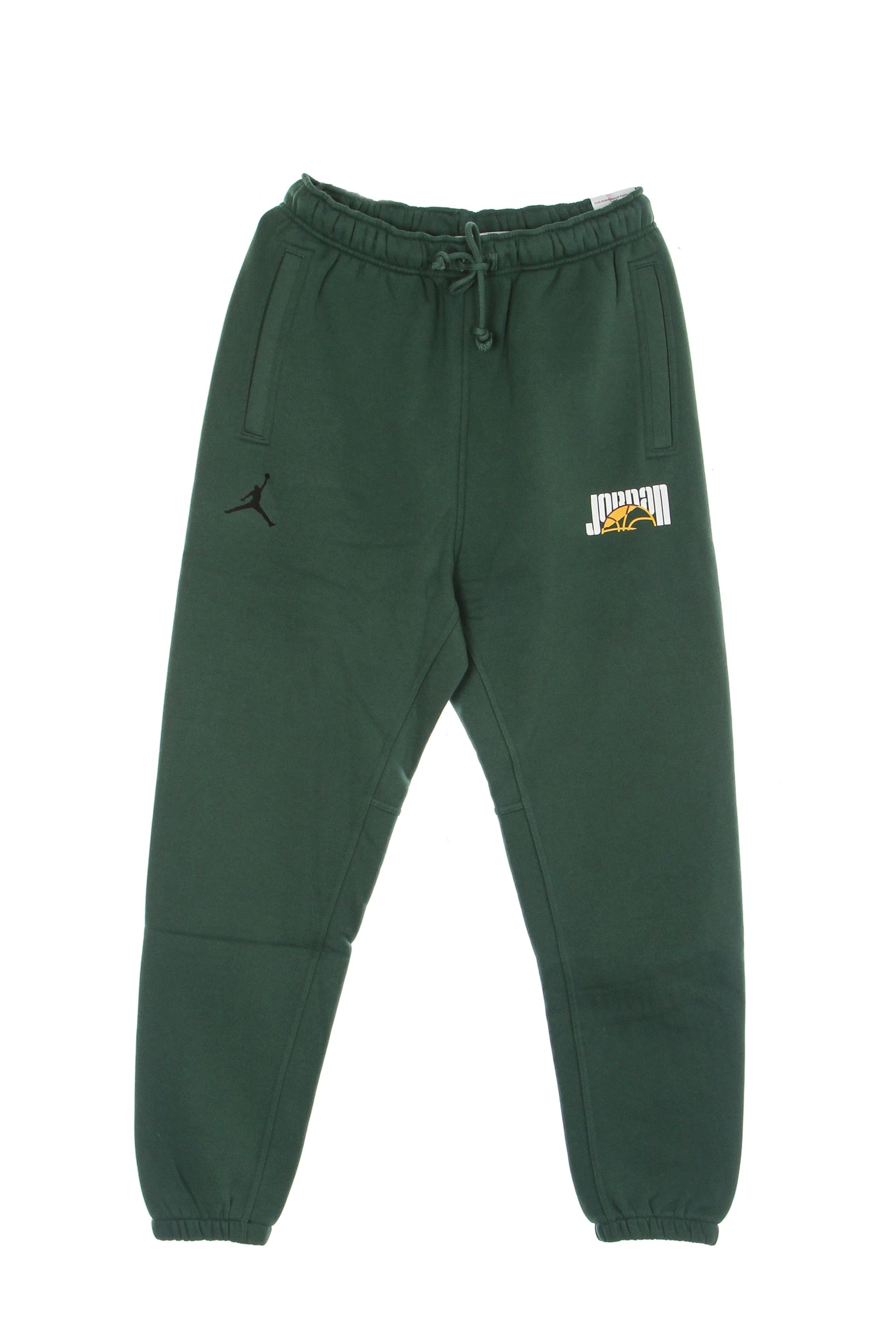JORDAN Pantalone Tuta Felpato Uomo Sport Dna Hbr Fleece Pant Noble Green/black da uomo in Pantaloni sportivi Drestige - Casamassima, commercioVirtuoso.it