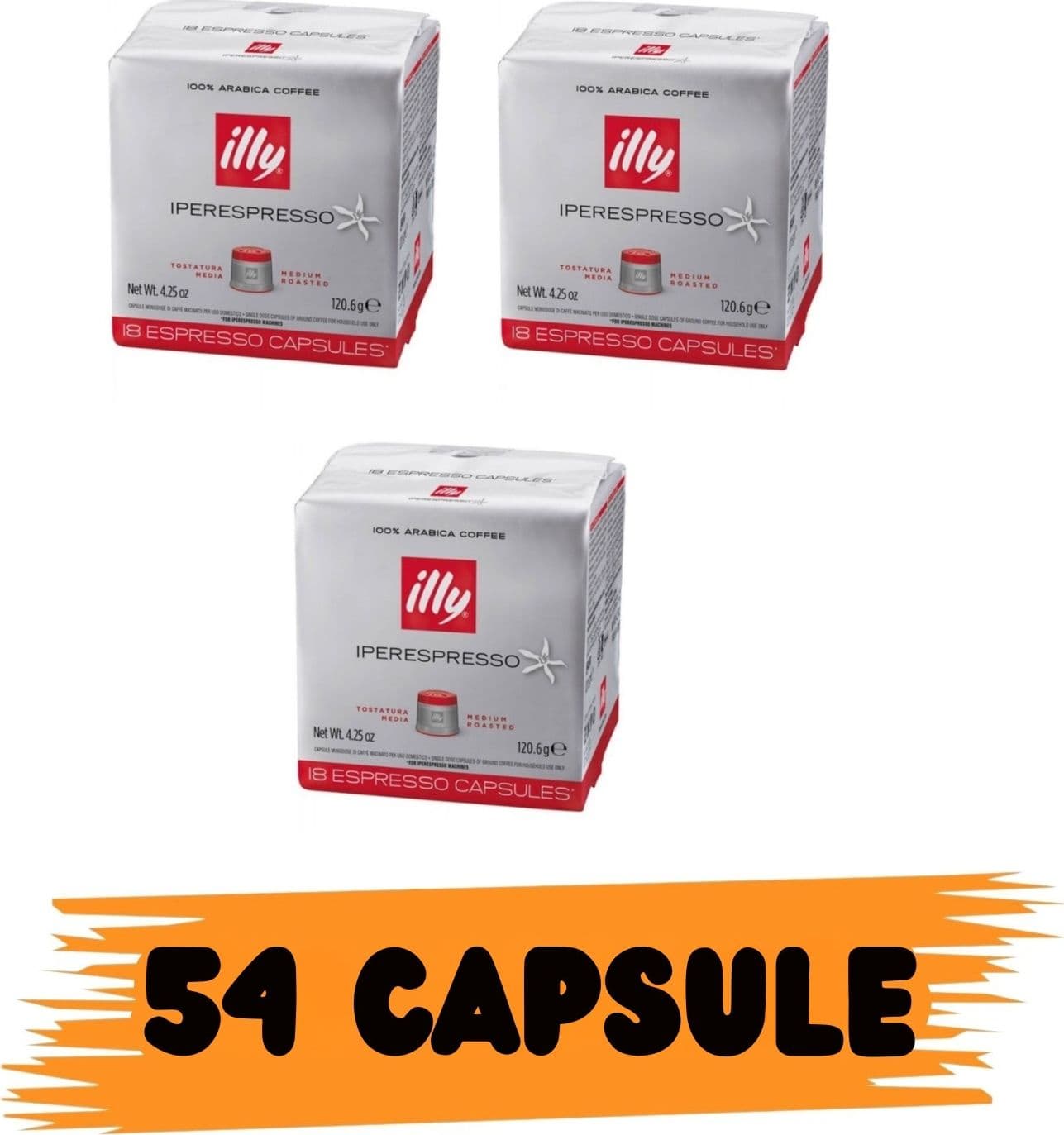 Illy Caffe' Capsule Iperespresso  Classico 54pz - 2