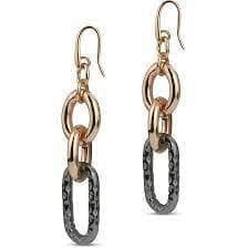Boccadamo - Orecchini catena forzatina in bronzo rosa e rutenio in Orecchini Alba Gioielli - Casoria, commercioVirtuoso.it