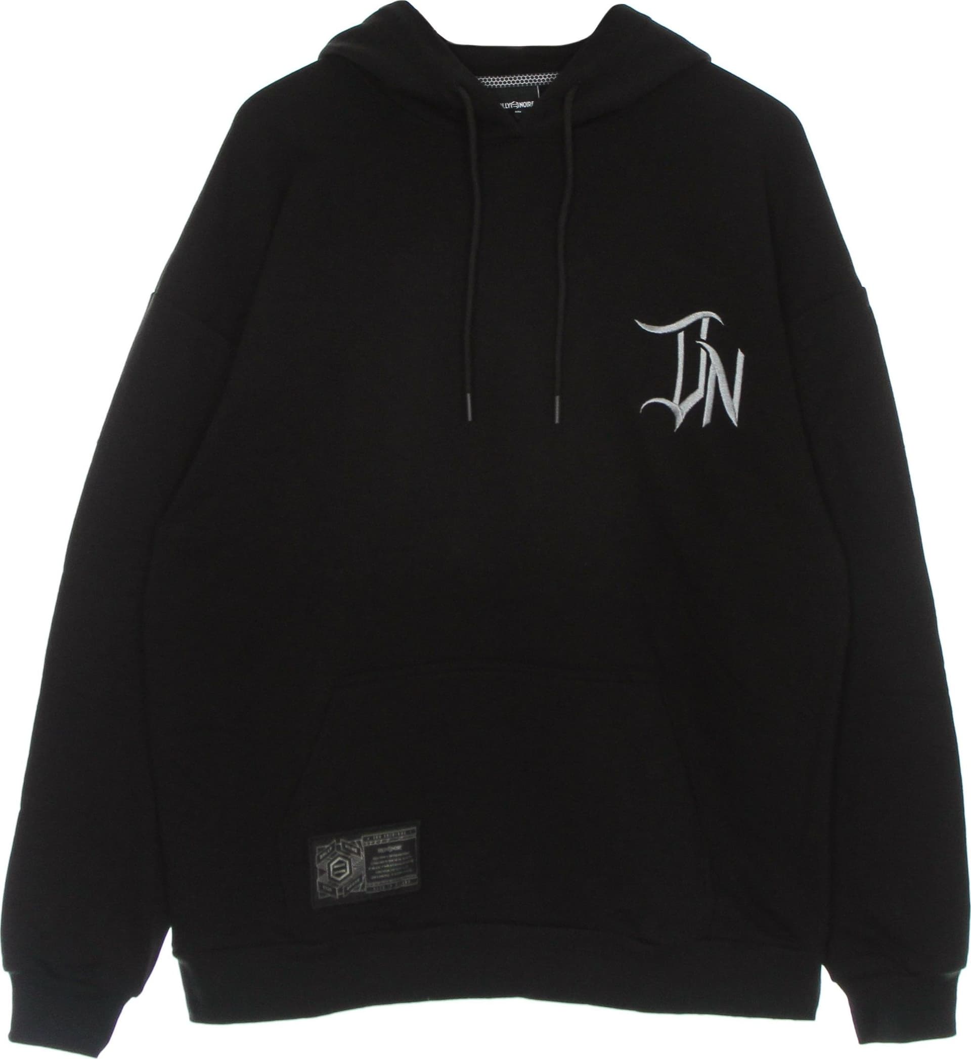 DOLLY NOIRE Felpa Leggera Cappuccio Uomo Lettering 3d Hoodie Over Black da uomo in Felpe con cappuccio Drestige - Casamassima, commercioVirtuoso.it