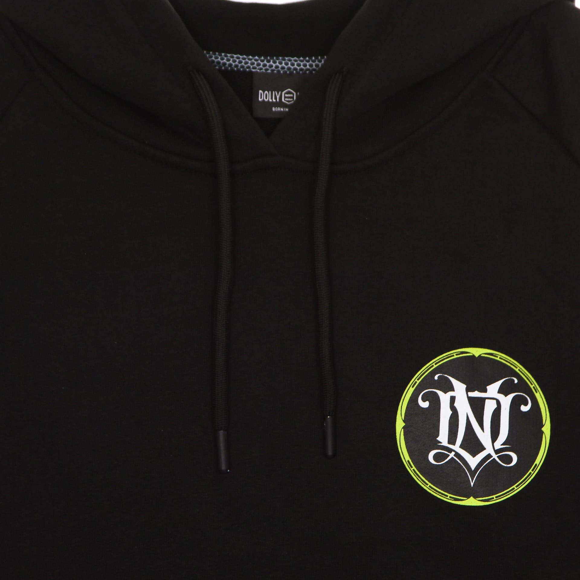 DOLLY NOIRE Felpa Leggera Cappuccio Uomo Monogramma Hoodie Black da uomo in Felpe con cappuccio Drestige - Casamassima, commercioVirtuoso.it