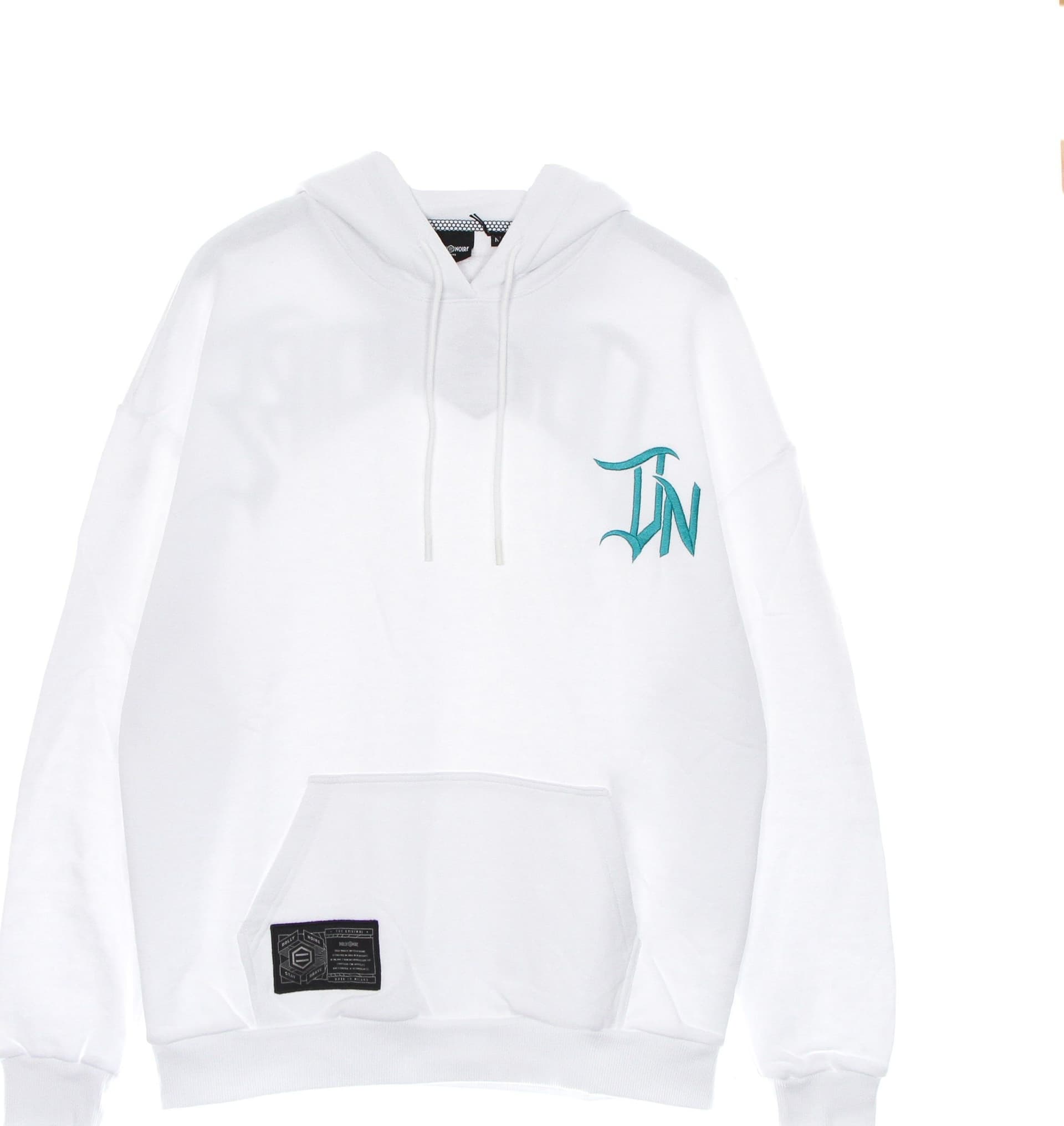 DOLLY NOIRE Felpa Leggera Cappuccio Uomo Lettering 3d Over Hoodie White da uomo in Felpe con cappuccio Drestige - Casamassima, commercioVirtuoso.it