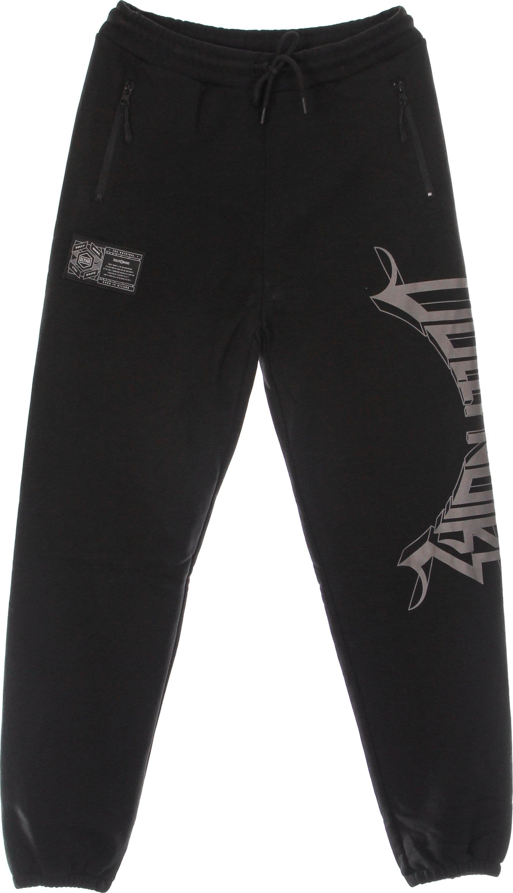 DOLLY NOIRE Pantalone Tuta Leggero Uomo Lettering 3d Sweatpants Black da uomo in Pantaloni Drestige - Casamassima, commercioVirtuoso.it