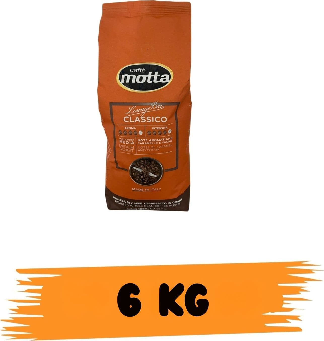 Motta Caffe in Grani miscela Lounge Bar Classico 6Kg - 2