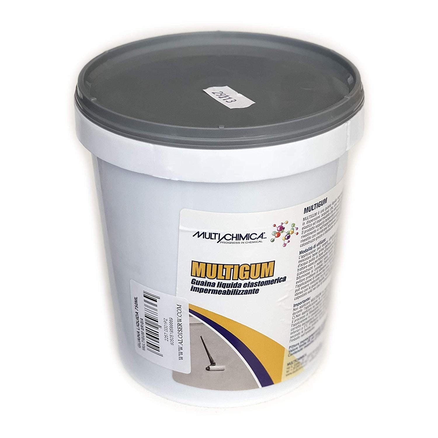 Multichimica multigum 750ml / 1,1kg netto guaina liquida elastomerica impermeabilizzante in Impermeabili Aloiserw.com - Altomonte, commercioVirtuoso.it