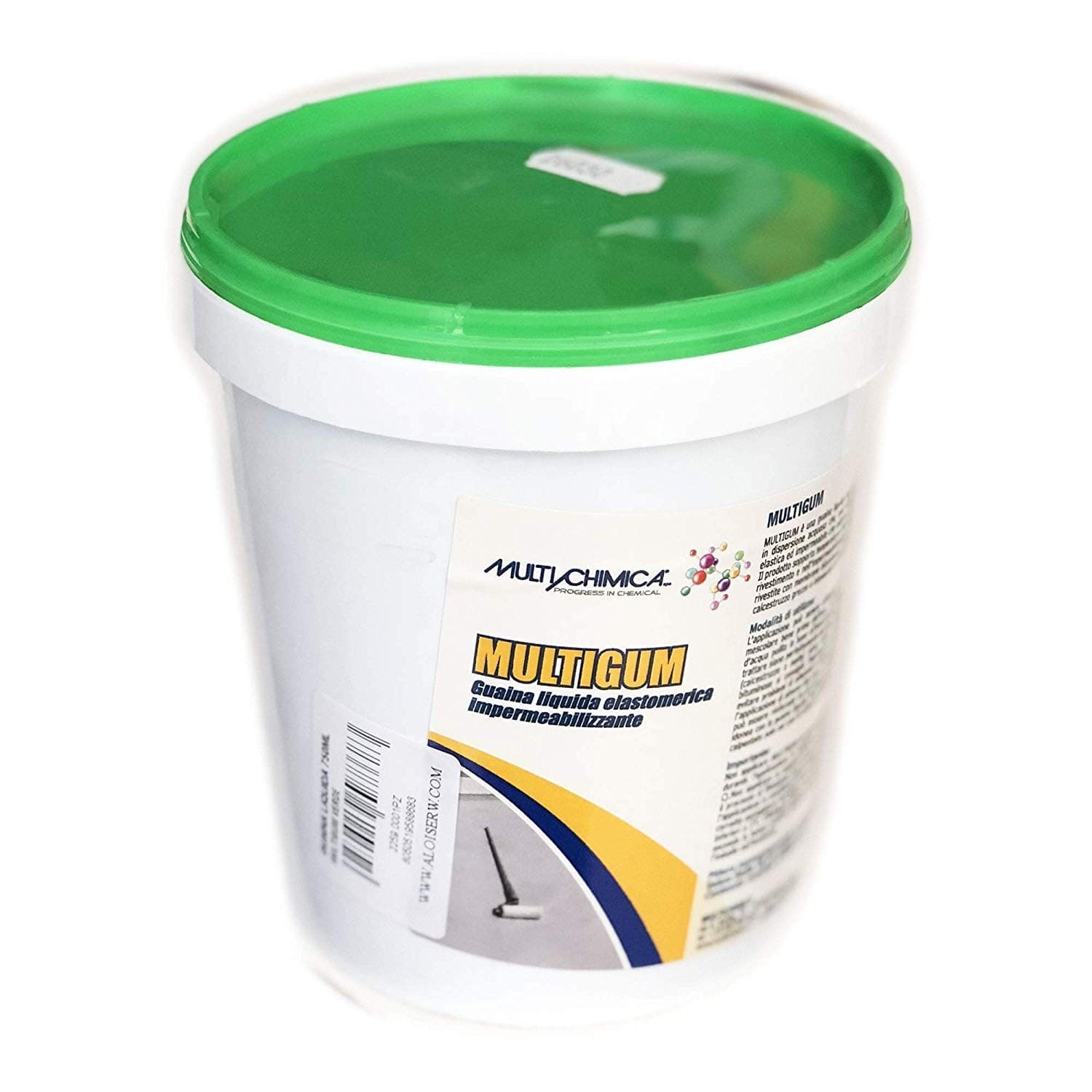 Multichimica multigum 750ml / 1,1kg netto guaina liquida elastomerica impermeabilizzante in Impermeabili Aloiserw.com - Altomonte, commercioVirtuoso.it