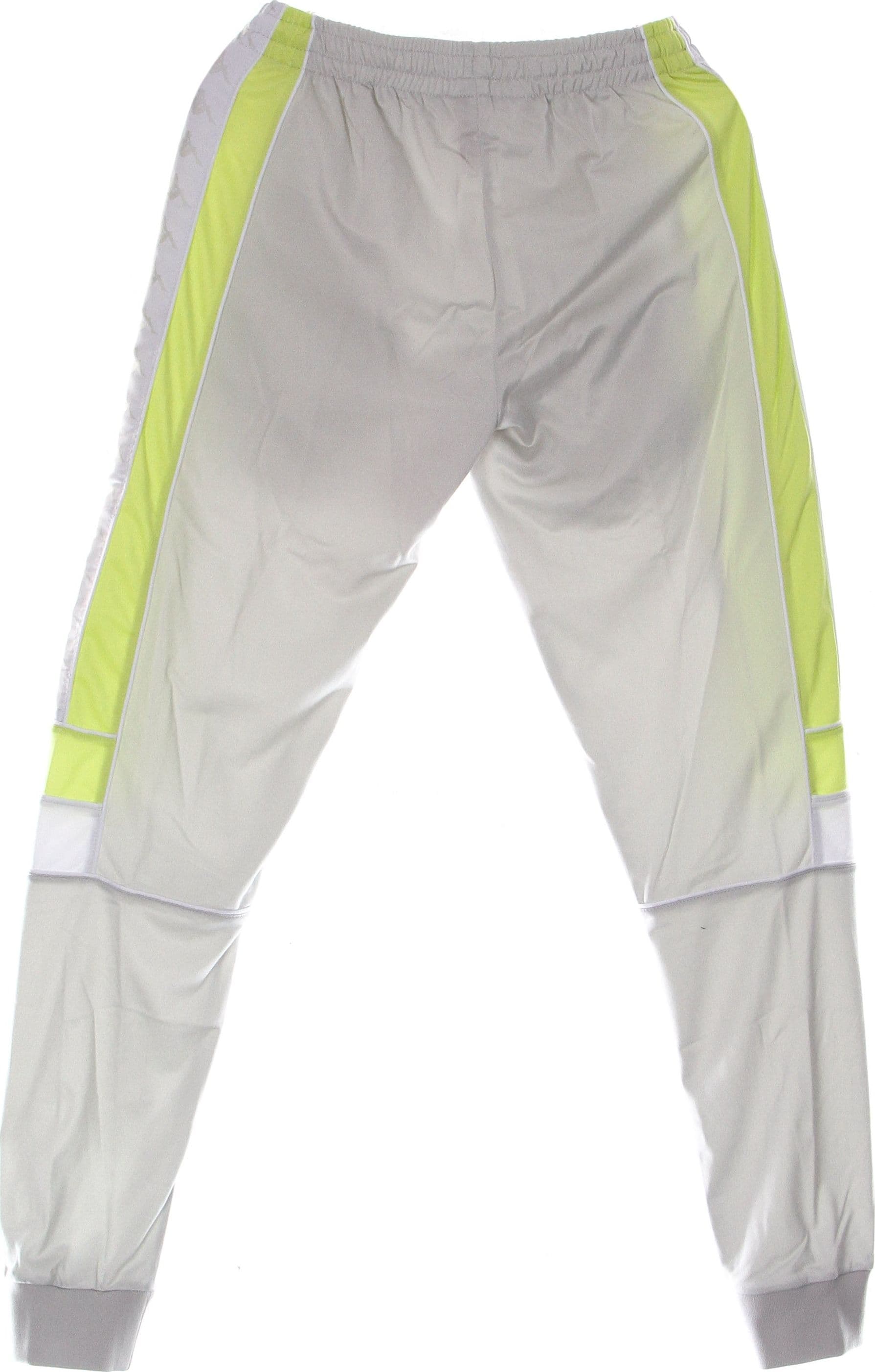 KAPPA Pantalone Tuta Uomo Banda Mems Slim Grey Lt/green Lime/white da uomo in Felpe senza cappuccio Drestige - Casamassima, commercioVirtuoso.it