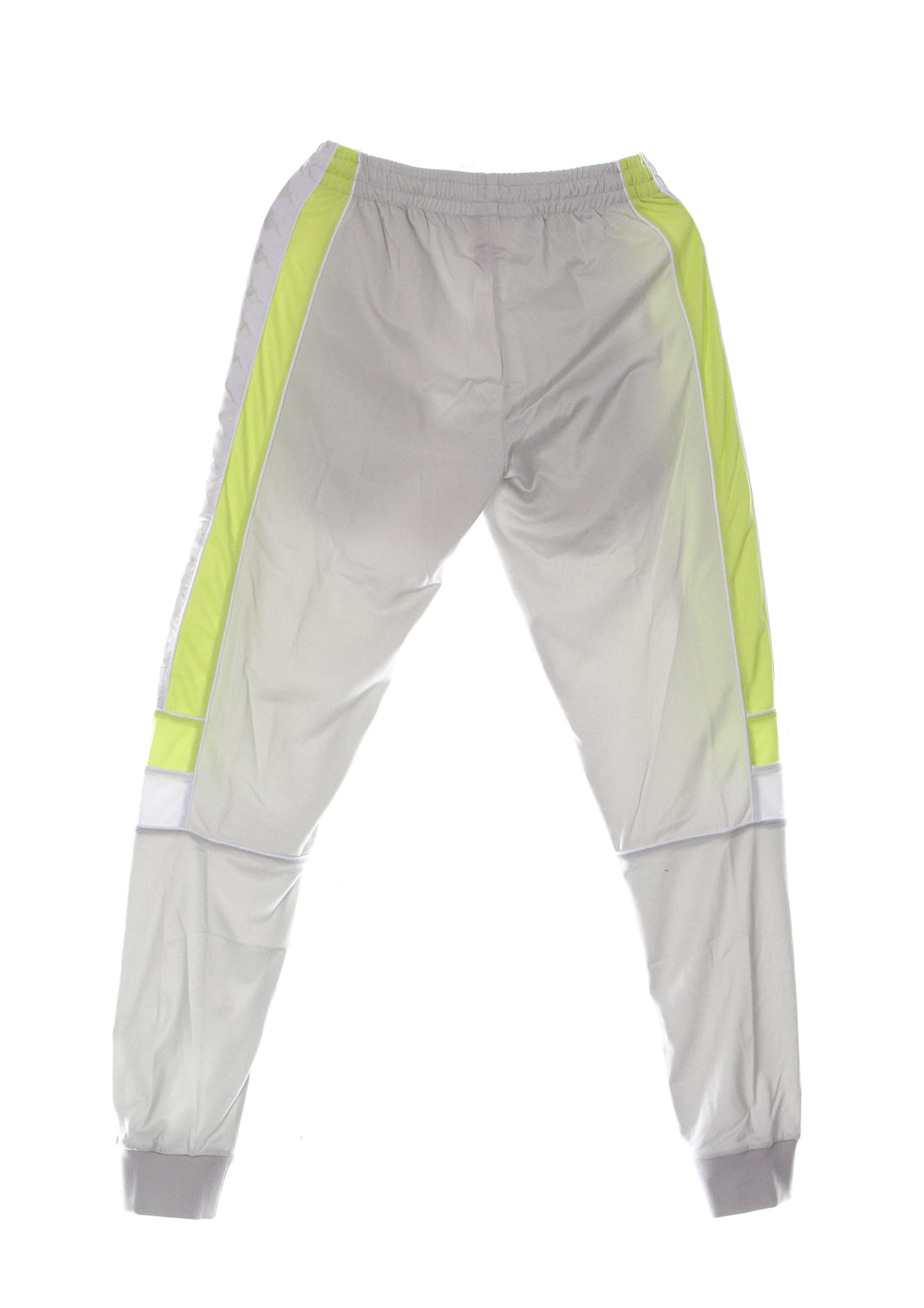 KAPPA Pantalone Tuta Uomo Banda Mems Slim Grey Lt/green Lime/white da uomo in Felpe senza cappuccio Drestige - Casamassima, commercioVirtuoso.it