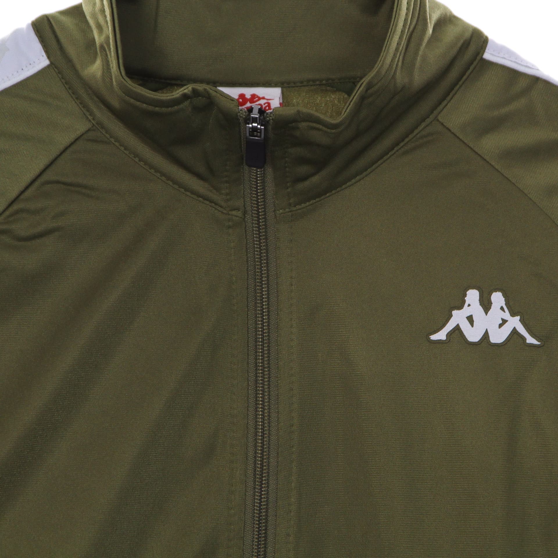 KAPPA Giacca Tuta Uomo Banda Anniston Slim Green Military/white da uomo in Giacche sportive e tecniche Drestige - Casamassima, commercioVirtuoso.it