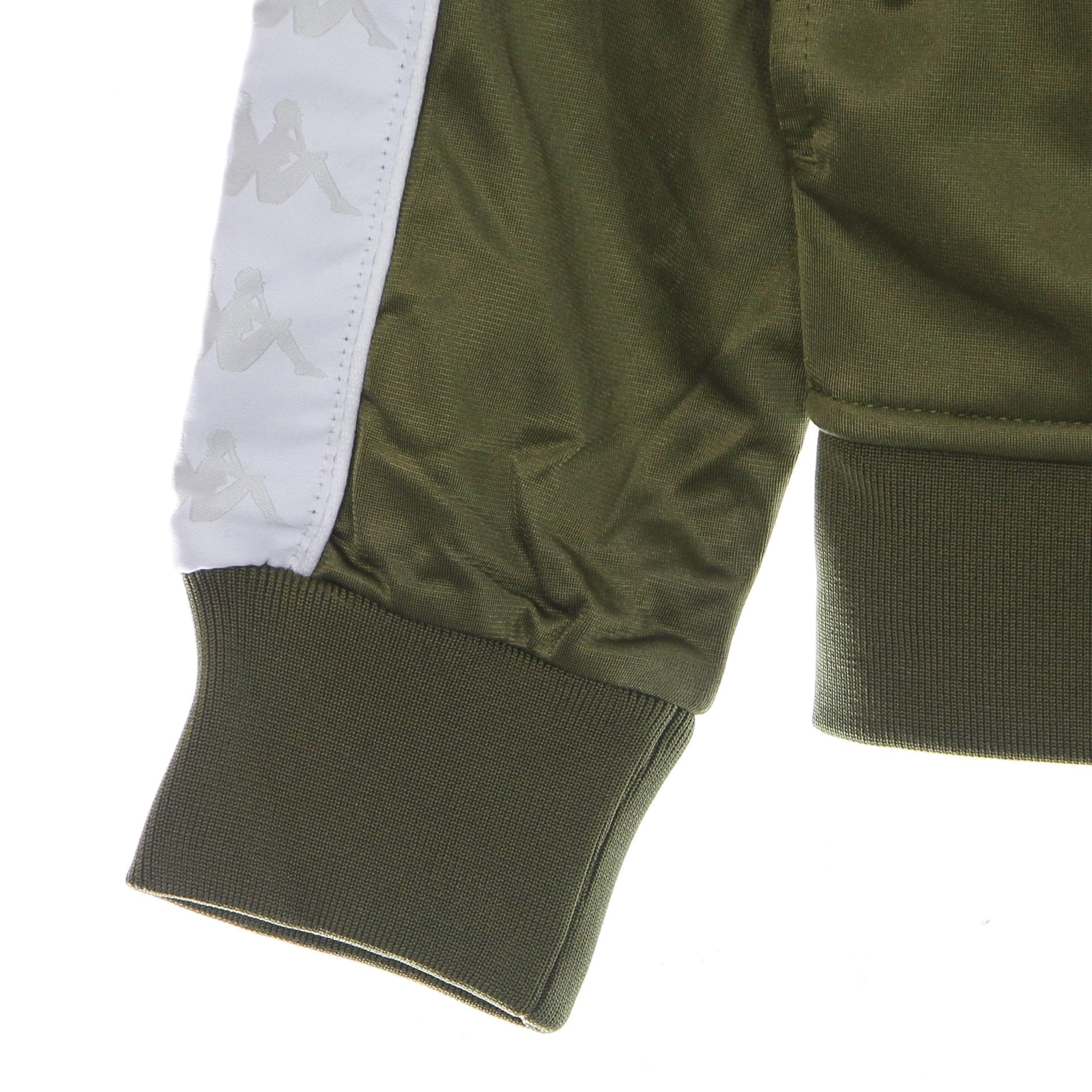 KAPPA Giacca Tuta Uomo Banda Anniston Slim Green Military/white da uomo in Giacche sportive e tecniche Drestige - Casamassima, commercioVirtuoso.it