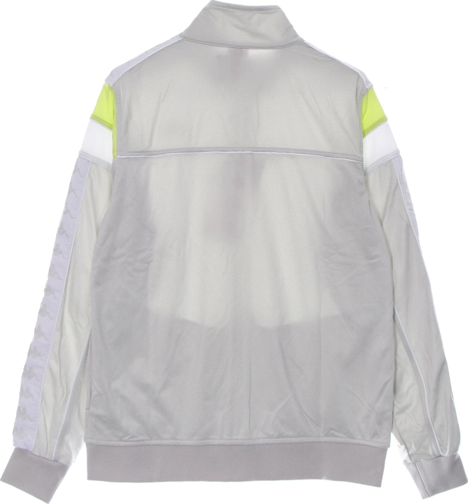 KAPPA Giacca Tuta Uomo Banda Merez Slim Grey Lt/green Lime/white da uomo in Giacche Drestige - Casamassima, commercioVirtuoso.it