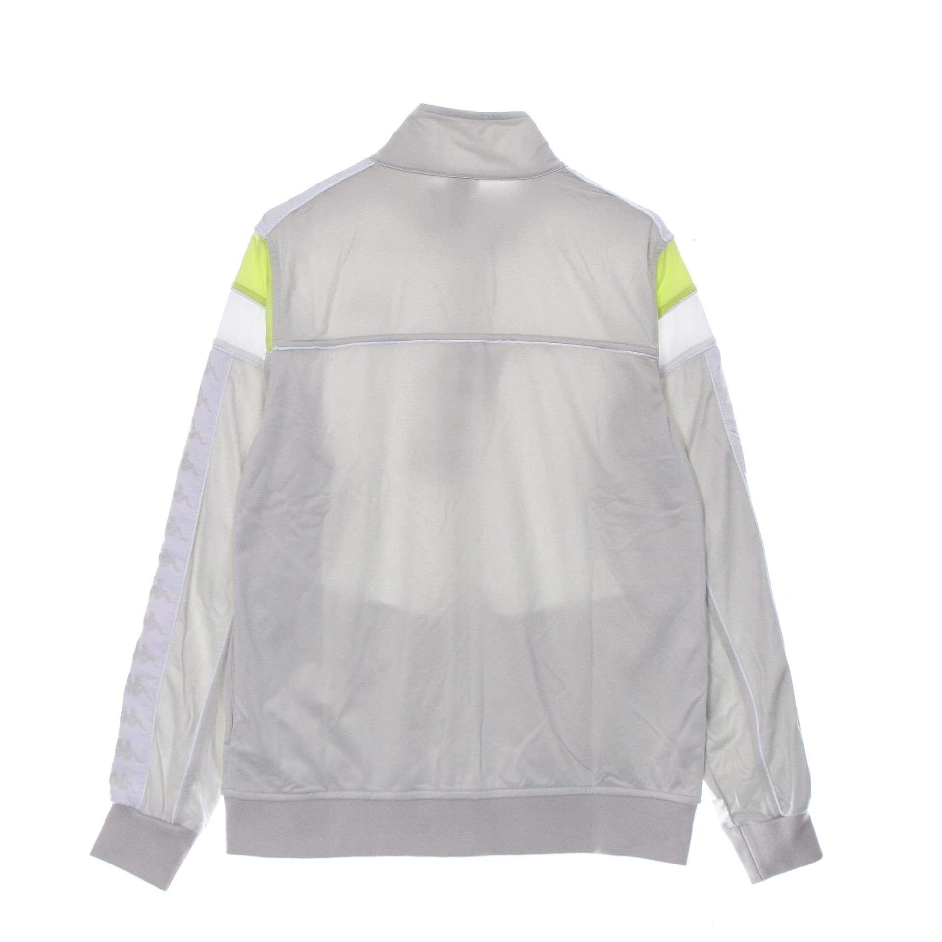 KAPPA Giacca Tuta Uomo Banda Merez Slim Grey Lt/green Lime/white da uomo in Giacche Drestige - Casamassima, commercioVirtuoso.it