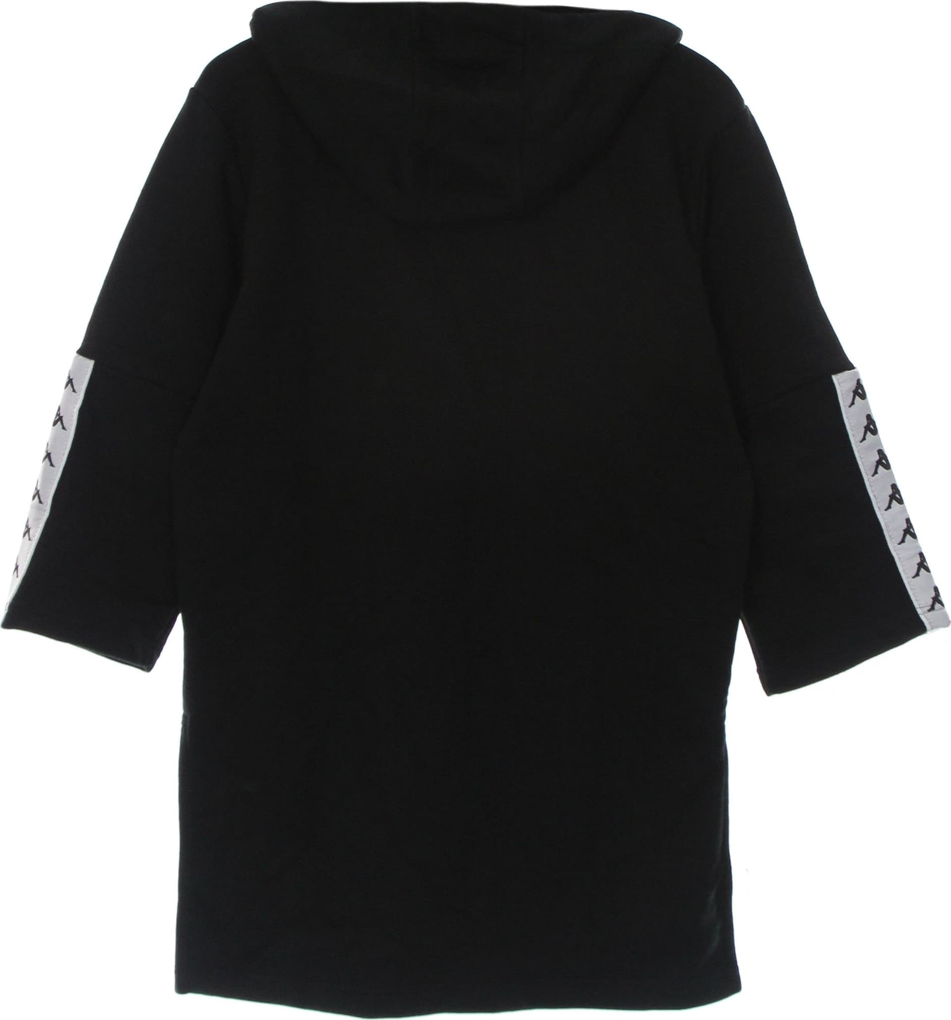 KAPPA Felpa Cappuccio Donna Banda Dressa 2 Black/white da donna in Felpe senza cappuccio Drestige - Casamassima, commercioVirtuoso.it