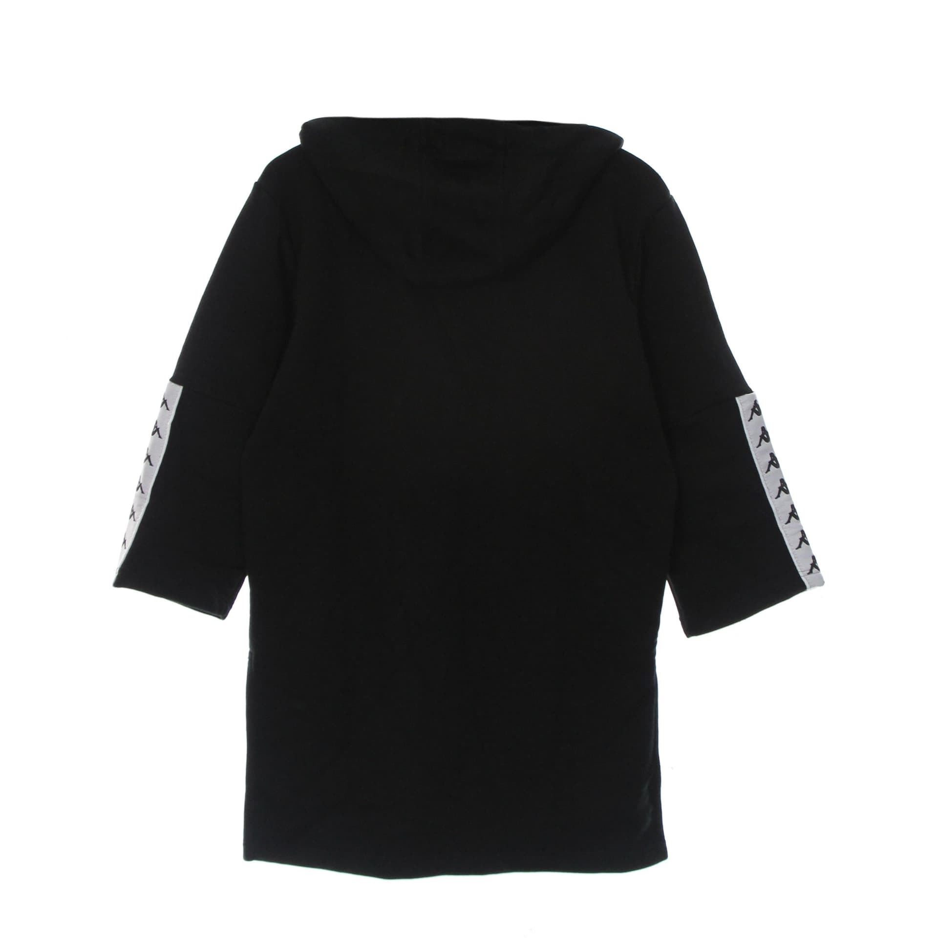 KAPPA Felpa Cappuccio Donna Banda Dressa 2 Black/white da donna in Felpe senza cappuccio Drestige - Casamassima, commercioVirtuoso.it