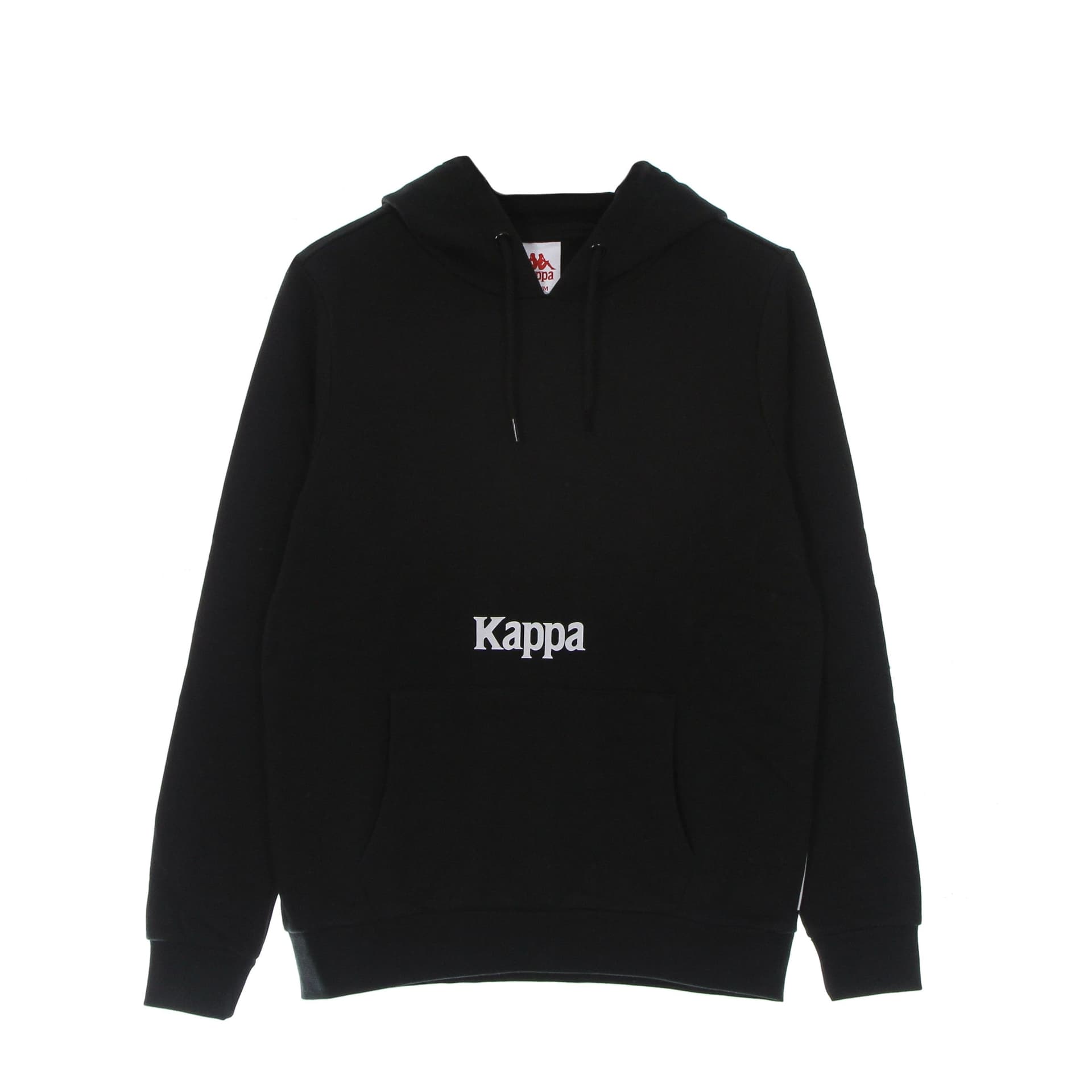 KAPPA Felpa Leggera Cappuccio Uomo Authentic Fin Black/white da uomo in Felpe con cappuccio Drestige - Casamassima, commercioVirtuoso.it