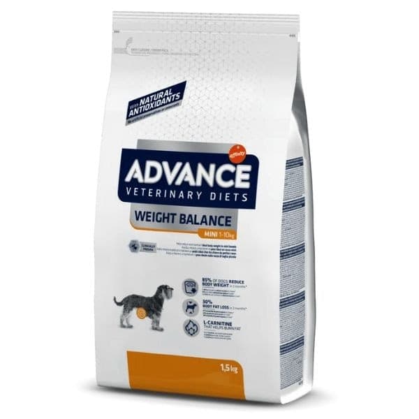 Advance Vet Diets Weight Balance mangime secco Cani Mini 1,5 kg in Secco 101 Market - Poggibonsi, commercioVirtuoso.it