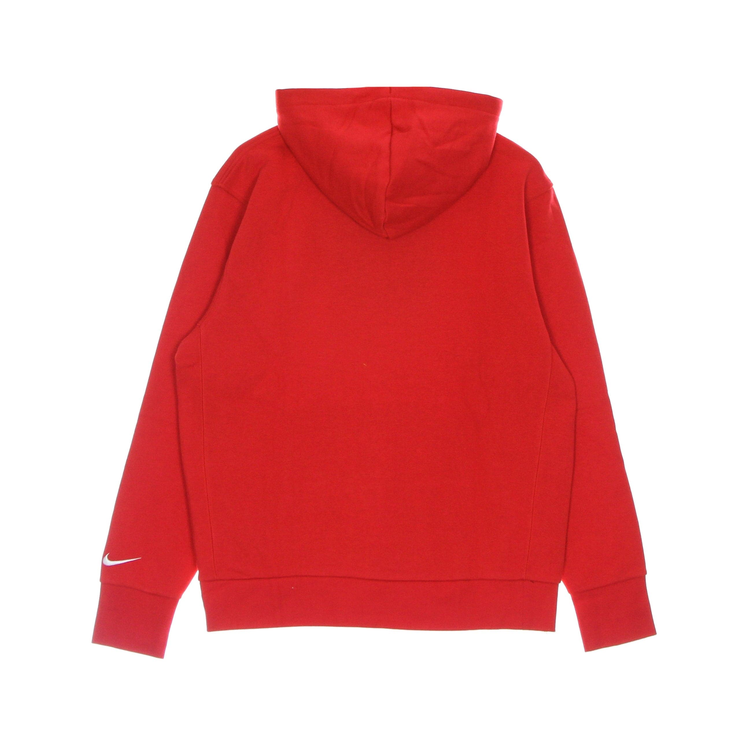 NIKE NBA Felpa Cappuccio Uomo Nba Fleece Po Essential Hoodie Loscli University Red da uomo