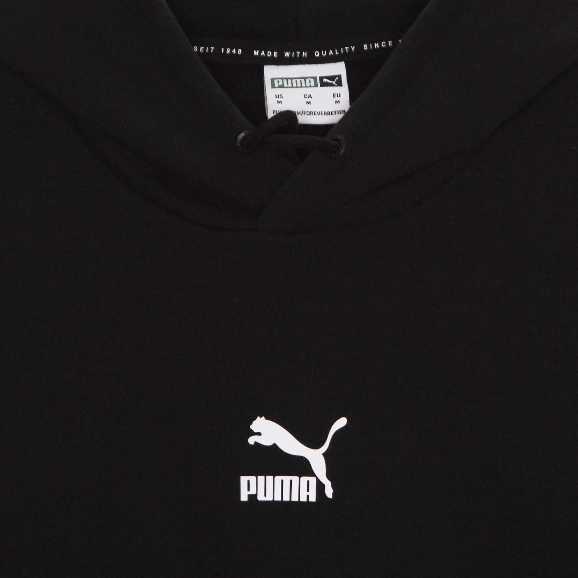 PUMA Felpa Leggera Cappuccio Uomo Classic Relaxed Hoodie Black da uomo in Felpe con cappuccio Drestige - Casamassima, commercioVirtuoso.it