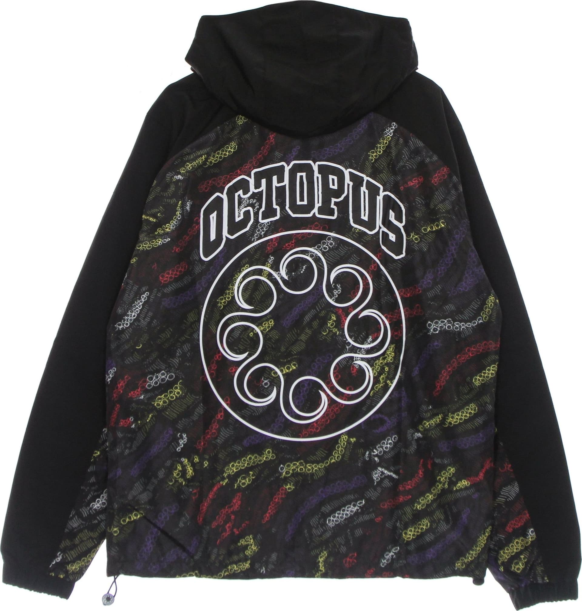 OCTOPUS Giacca a Vento Uomo Deco Hood Jacket Black da uomo in Giacche impermeabili Drestige - Casamassima, commercioVirtuoso.it