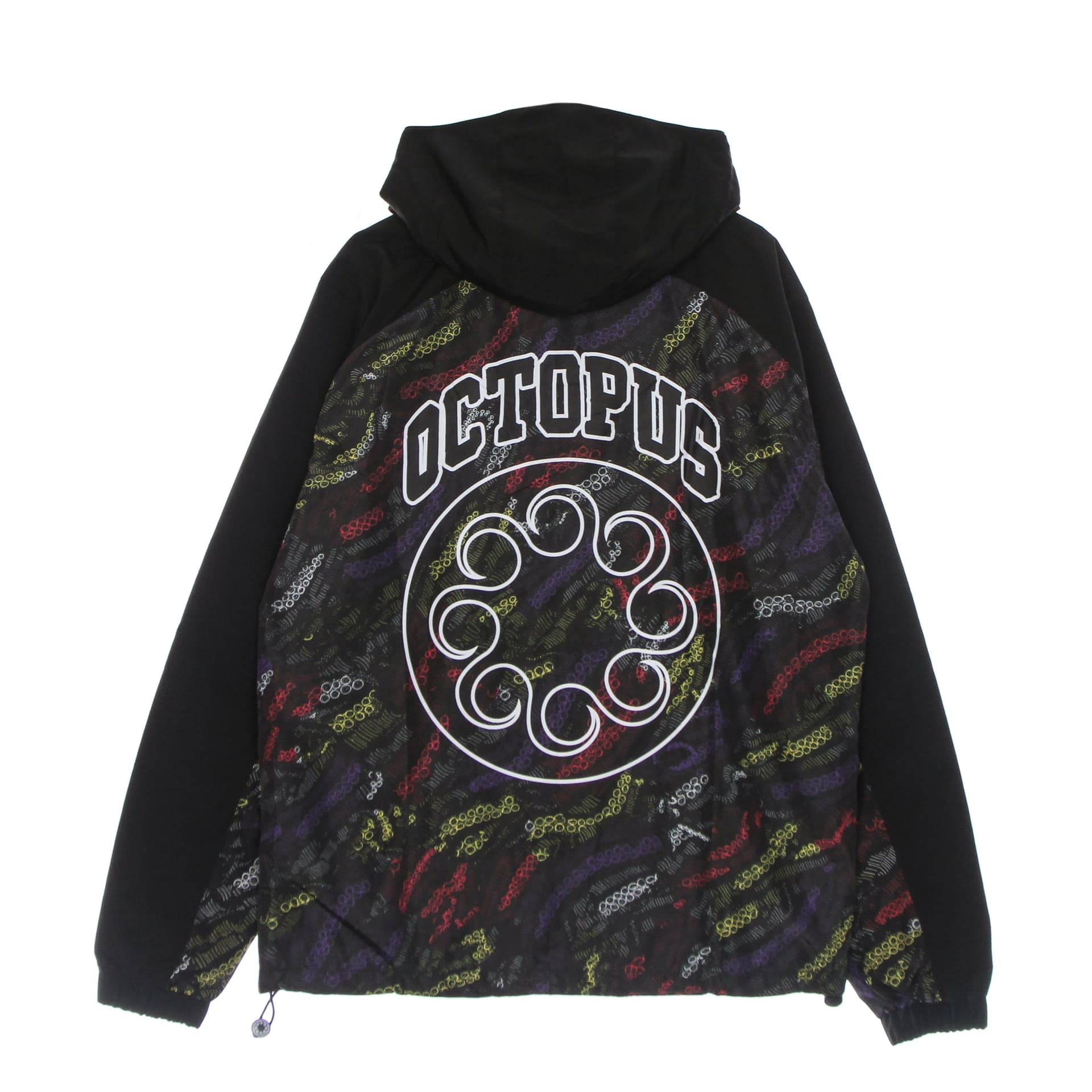OCTOPUS Giacca a Vento Uomo Deco Hood Jacket Black da uomo in Giacche impermeabili Drestige - Casamassima, commercioVirtuoso.it