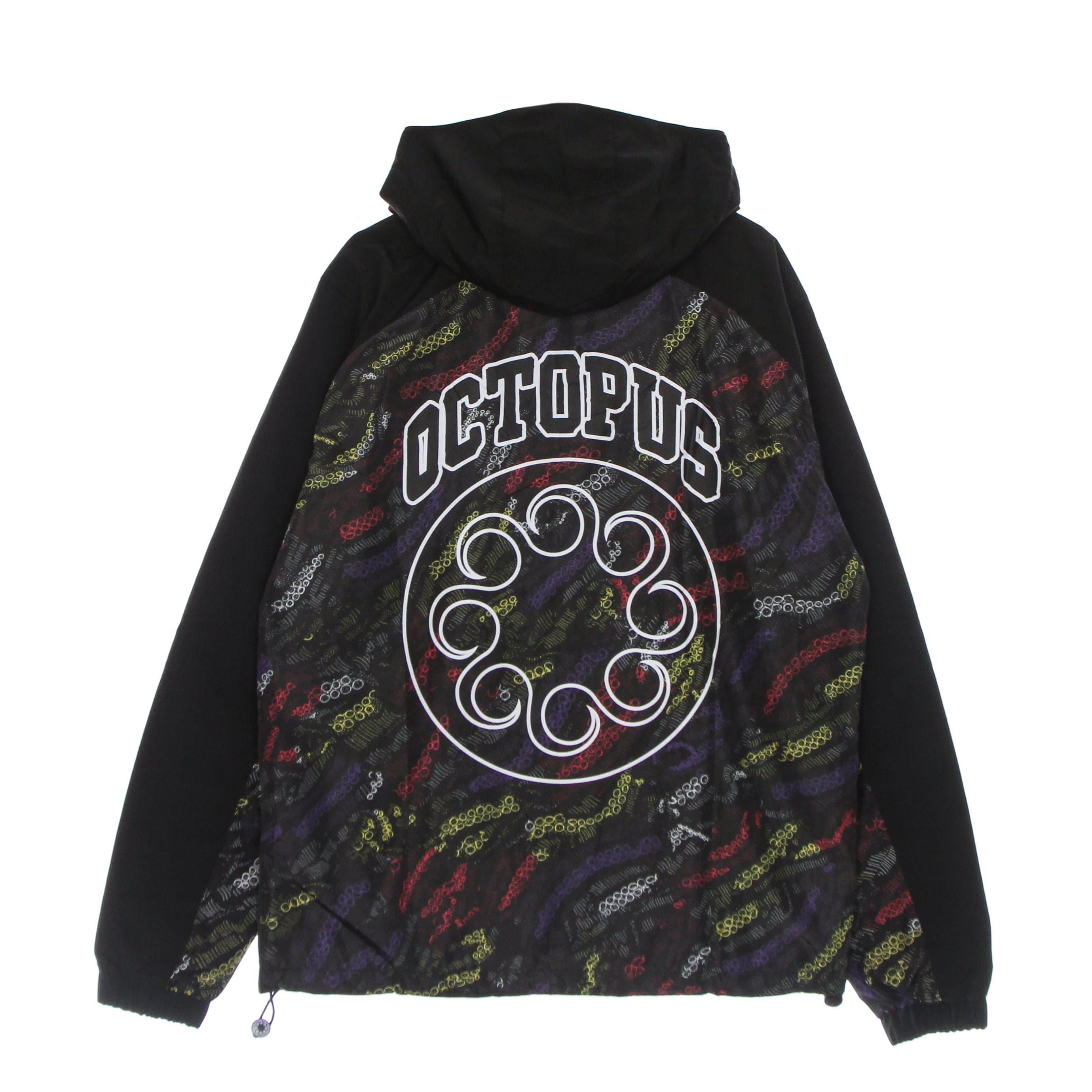 OCTOPUS Giacca a Vento Uomo Deco Hood Jacket Black da uomo in Giacche impermeabili Drestige - Casamassima, commercioVirtuoso.it