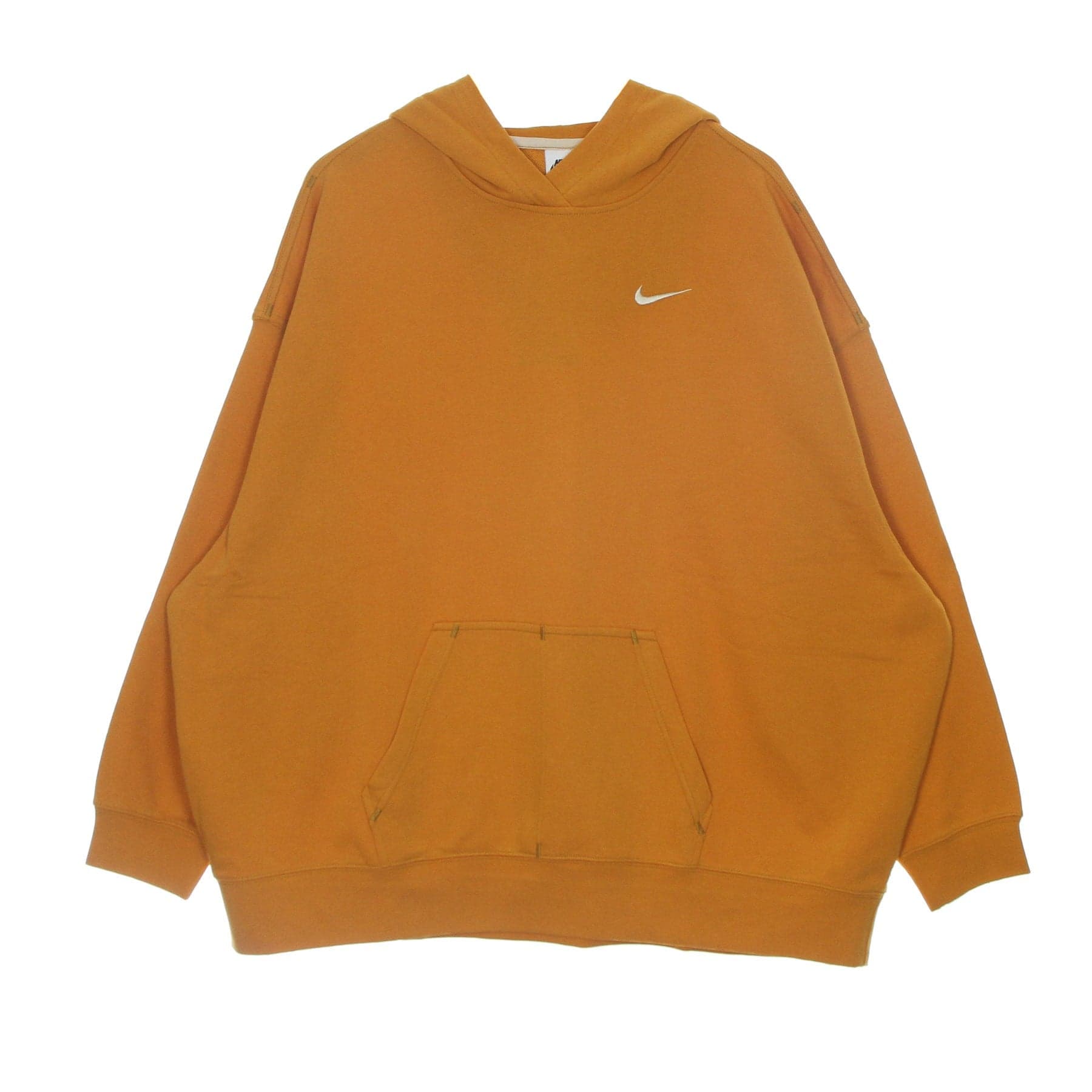 Nike Felpa Leggera Cappuccio Donna Sportswear Swoosh Fleece Hoodie Light Curry/pearl White/desert Ochre da donna