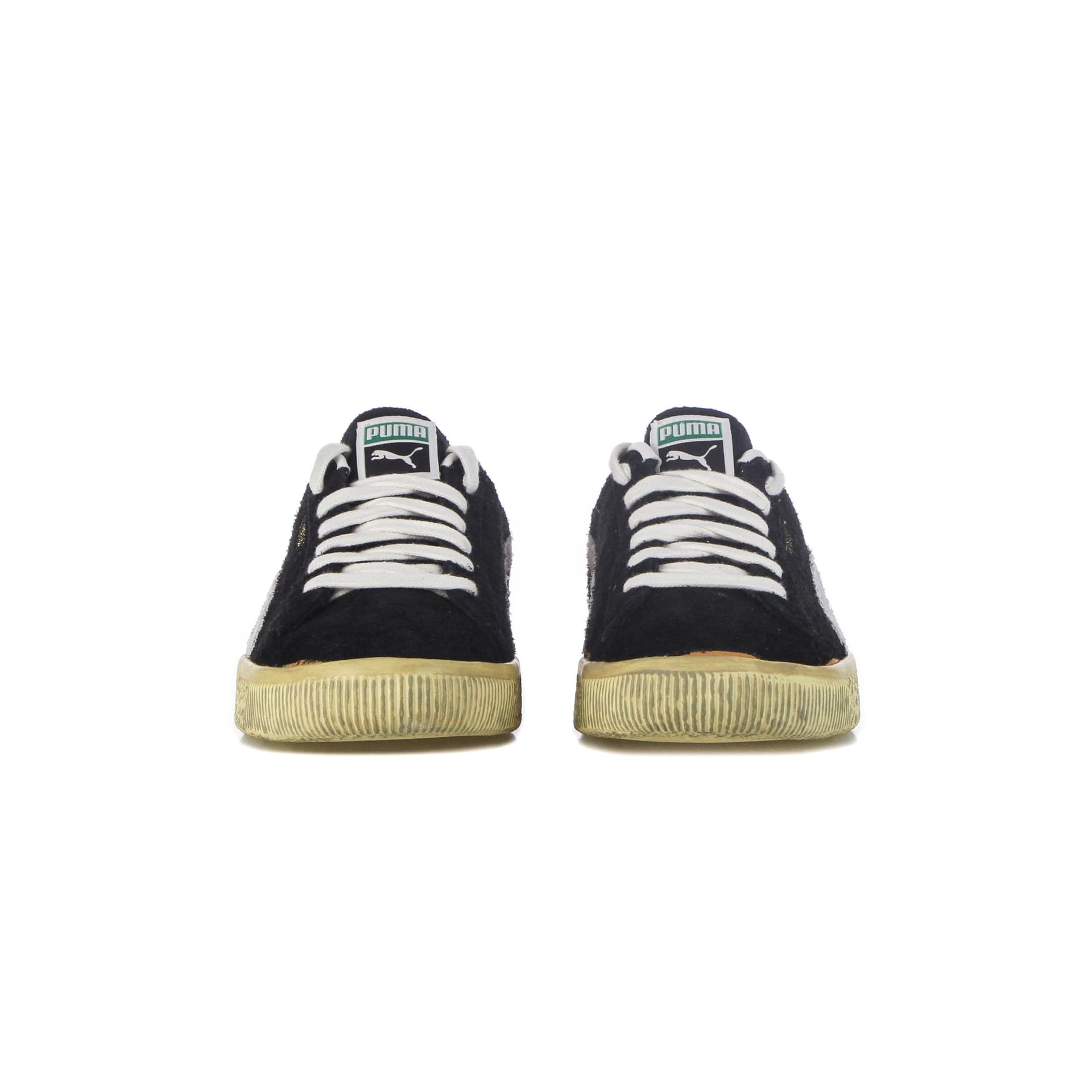 PUMA Scarpa Bassa Uomo Suede Vtg the Never Worn Black/whisper White/mellow Yellow da uomo in Sneaker casual Drestige - Casamassima, commercioVirtuoso.it