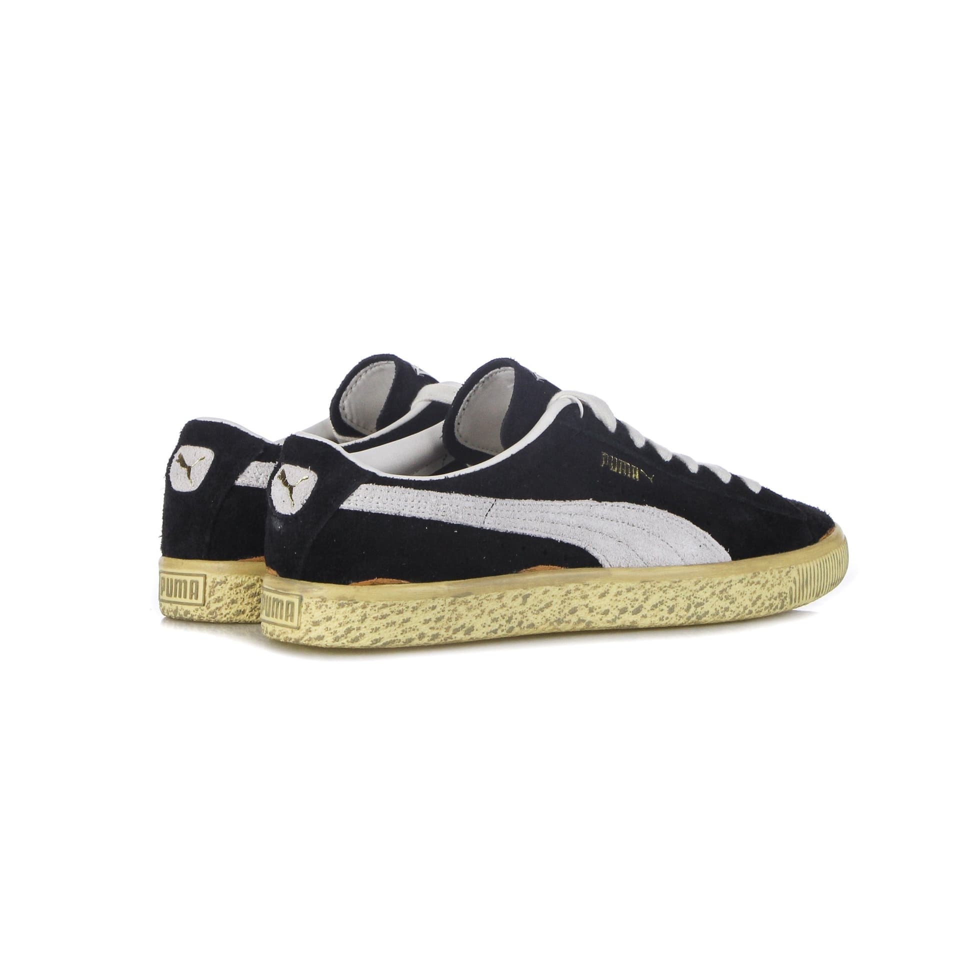 PUMA Scarpa Bassa Uomo Suede Vtg the Never Worn Black/whisper White/mellow Yellow da uomo in Sneaker casual Drestige - Casamassima, commercioVirtuoso.it
