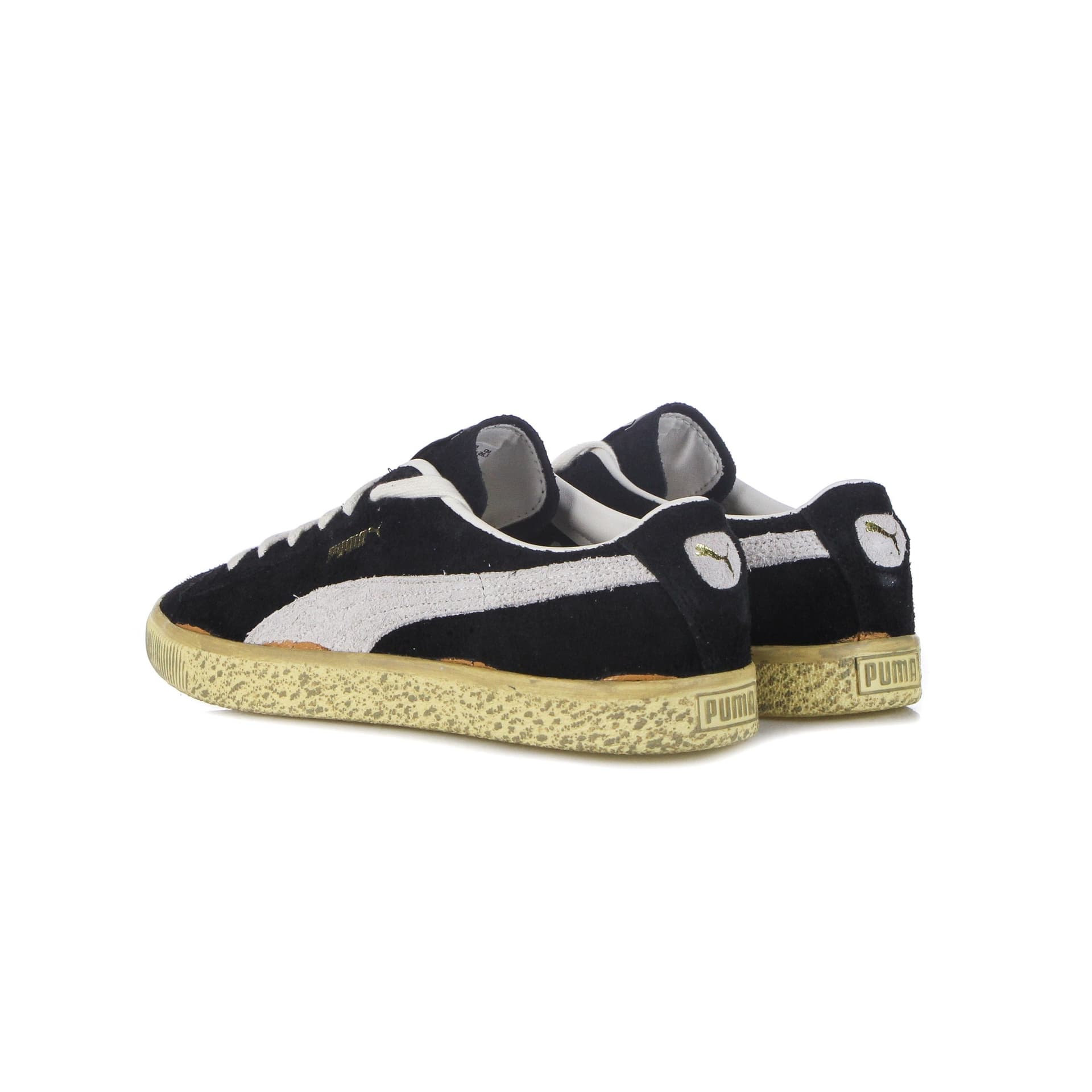 PUMA Scarpa Bassa Uomo Suede Vtg the Never Worn Black/whisper White/mellow Yellow da uomo in Sneaker casual Drestige - Casamassima, commercioVirtuoso.it
