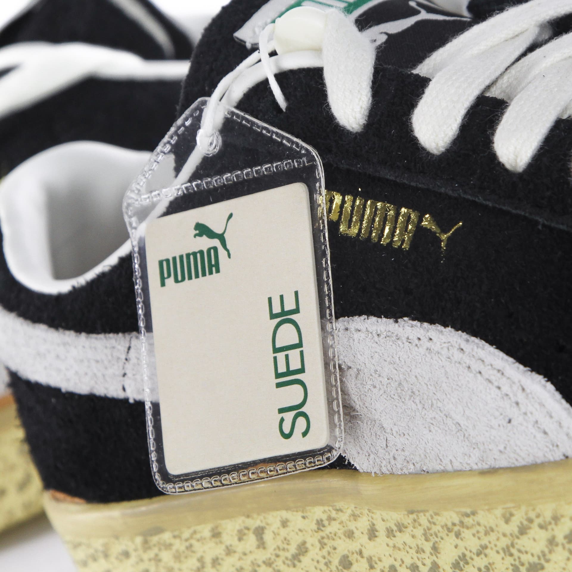 PUMA Scarpa Bassa Uomo Suede Vtg the Never Worn Black/whisper White/mellow Yellow da uomo in Sneaker casual Drestige - Casamassima, commercioVirtuoso.it