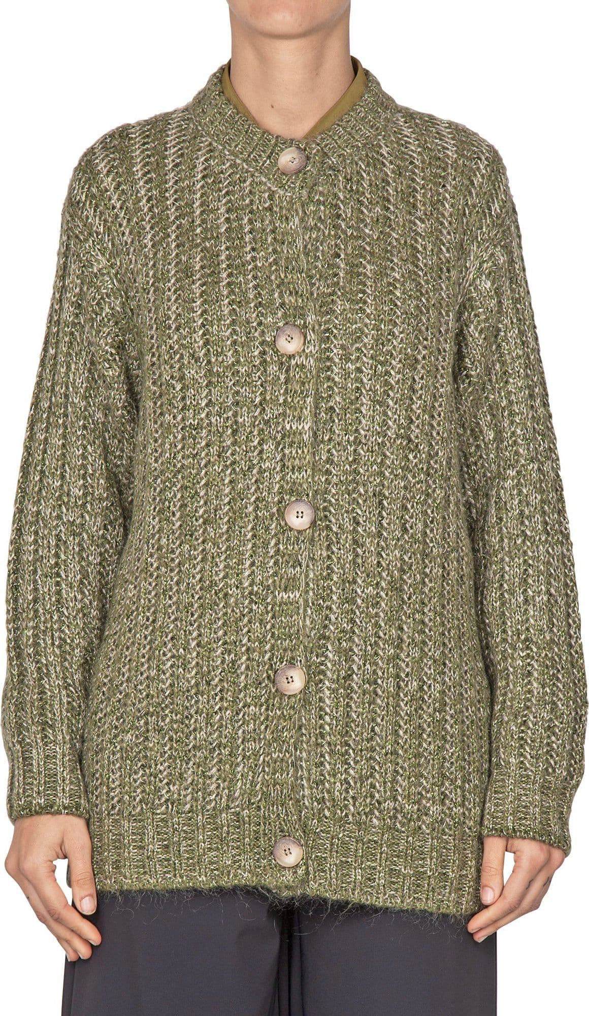 LA FEMME BLANCHE La Femme Blanche - Cardigan - 441809 - Verde da donna in Cardigan Drestige - Casamassima, commercioVirtuoso.it
