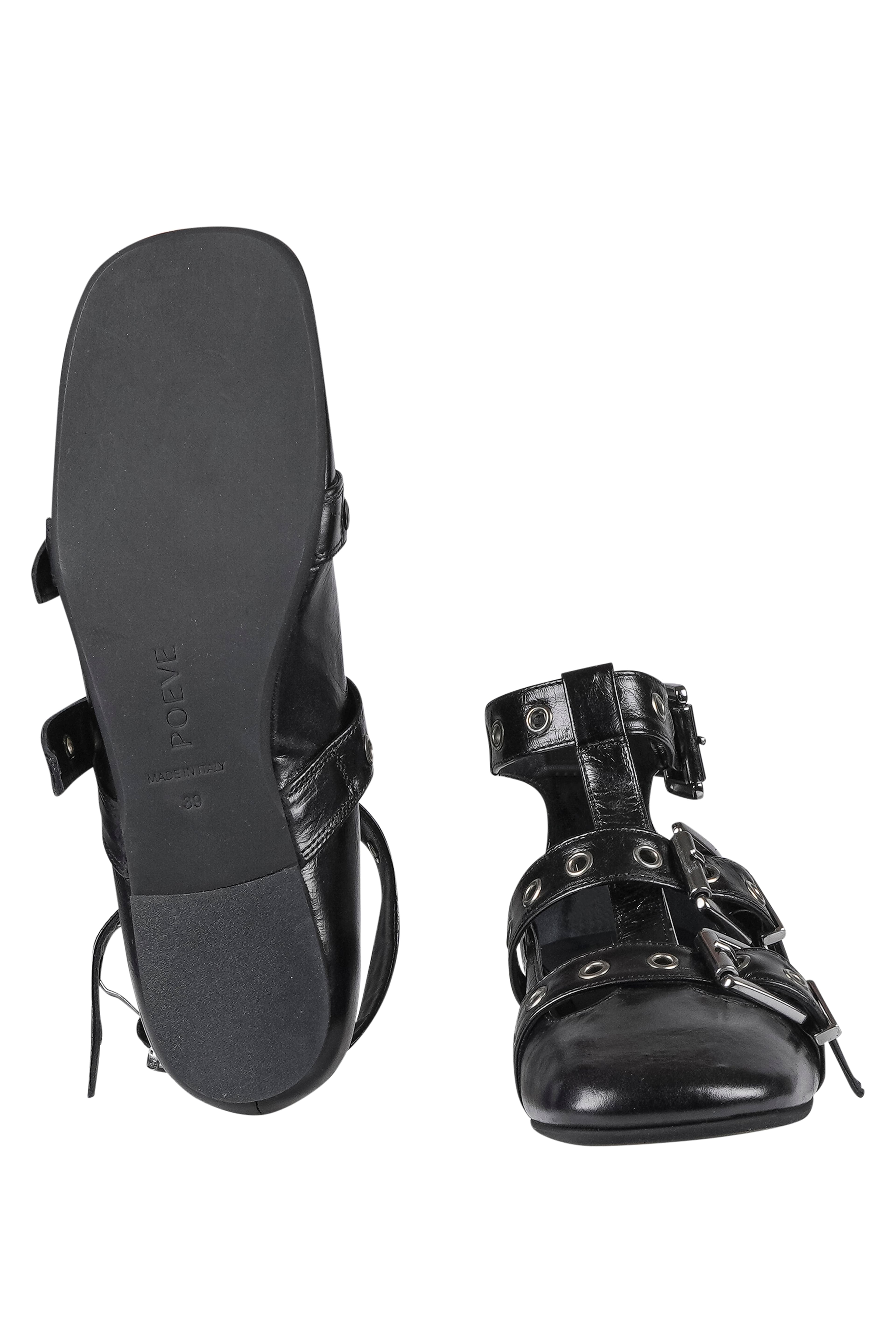 POEVE - Ballerine - 460457 - Nero da donna in Ballerine Drestige - Casamassima, commercioVirtuoso.it