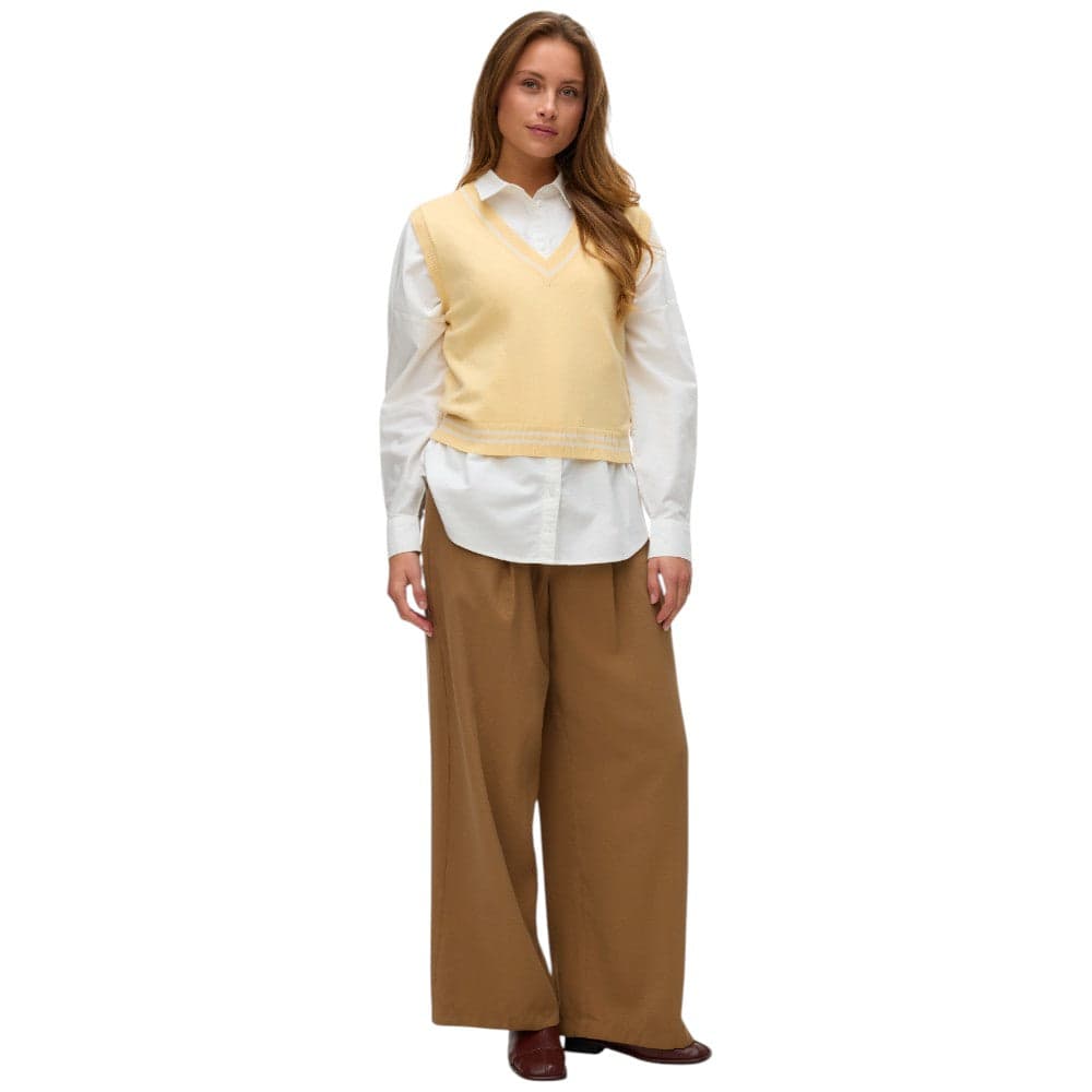 Vero Moda pantalone vita alta nocciola 10326813 in Pantaloni Prodotti di Classe - Nocera Superiore, commercioVirtuoso.it