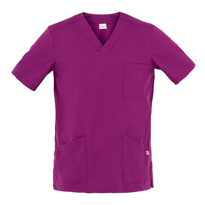 Casacca Flavio Prugna Viola Casacca Infermiere Medicale Collo a V No Stiro Microfibra Superleggera in Uniformi sanitarie - giacche Dresswork - Como, commercioVirtuoso.it