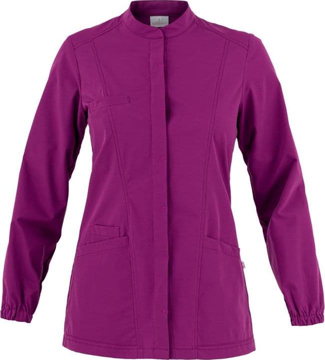 Casacca Lia Prugna Viola Casacca Donna Infermiera Medicale Manica Lunga No Stiro Microfibra Superleggera in Uniformi sanitarie - giacche Dresswork - Como, commercioVirtuoso.it
